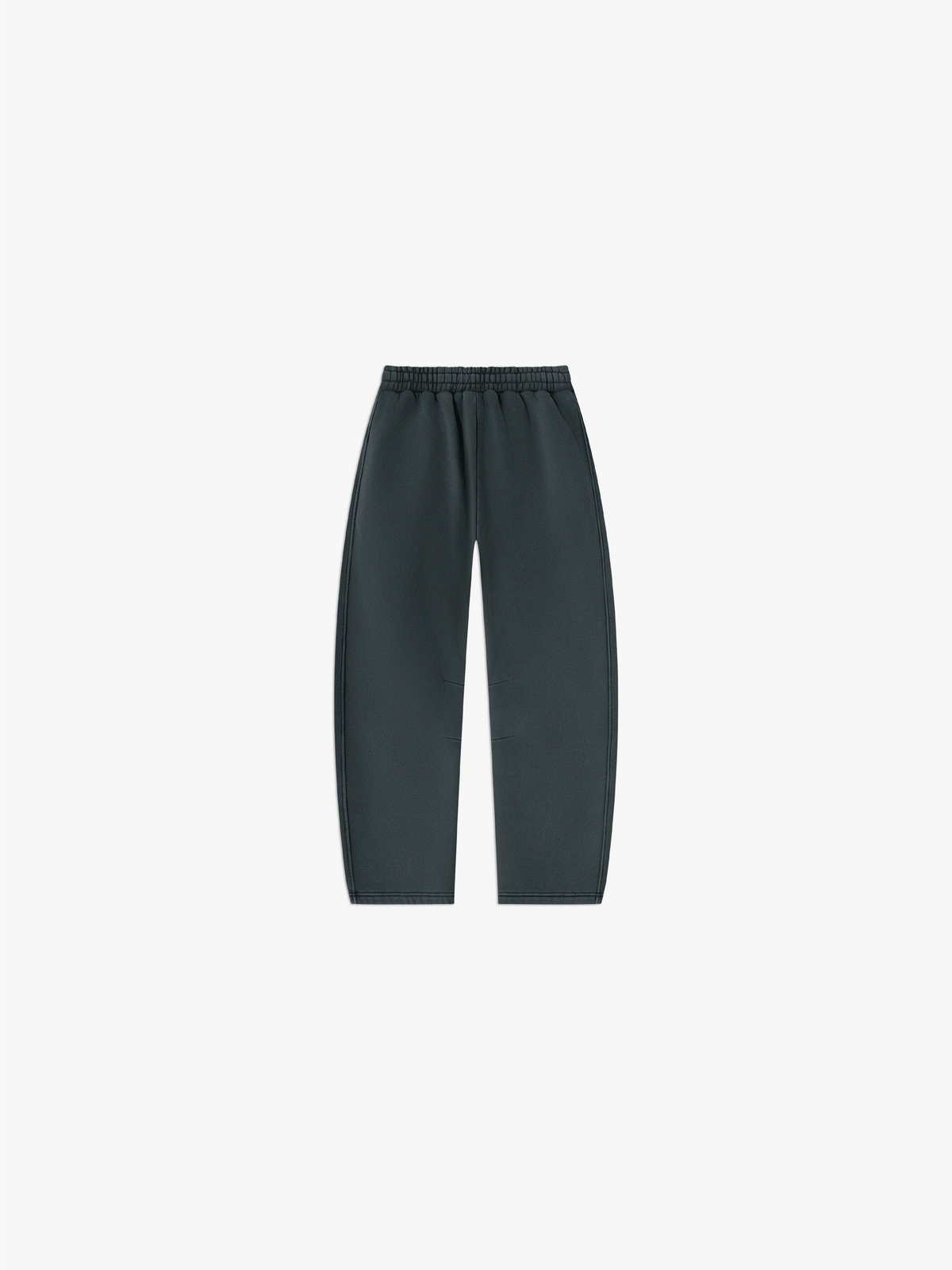 HERCSTUDIOS Vintage Fleece Barrel Leg Sweatpants - Navy back flat lay
