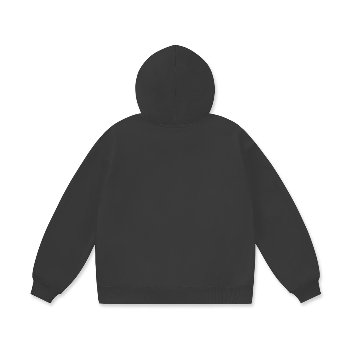 HERCXLES: Lifting Club Oversized Hoodie - Charcoal back mockup