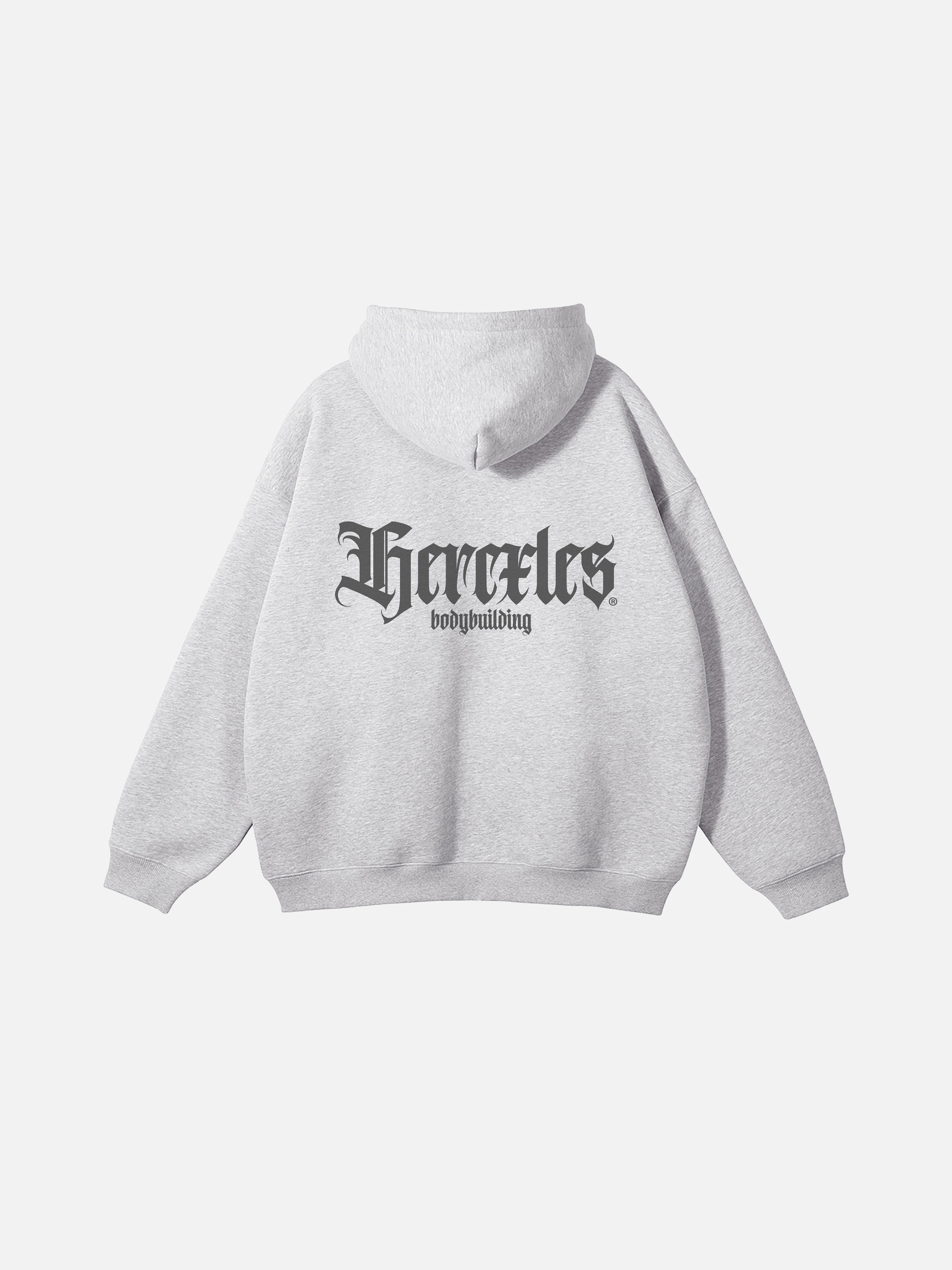 Bodybuilding Relaxed Zip Up Hoodie