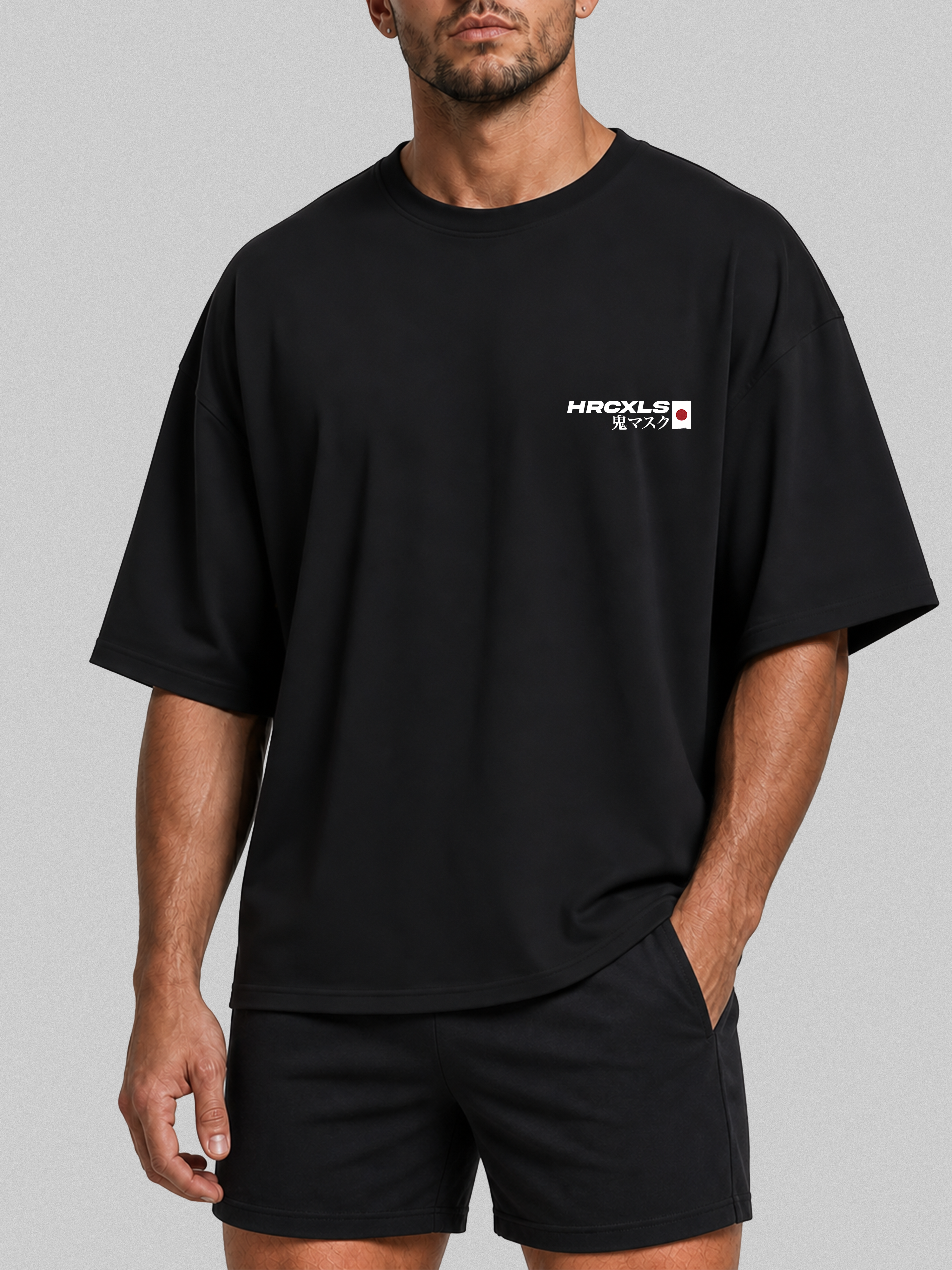 HCX feature detail: Oni T-Shirt - Black model