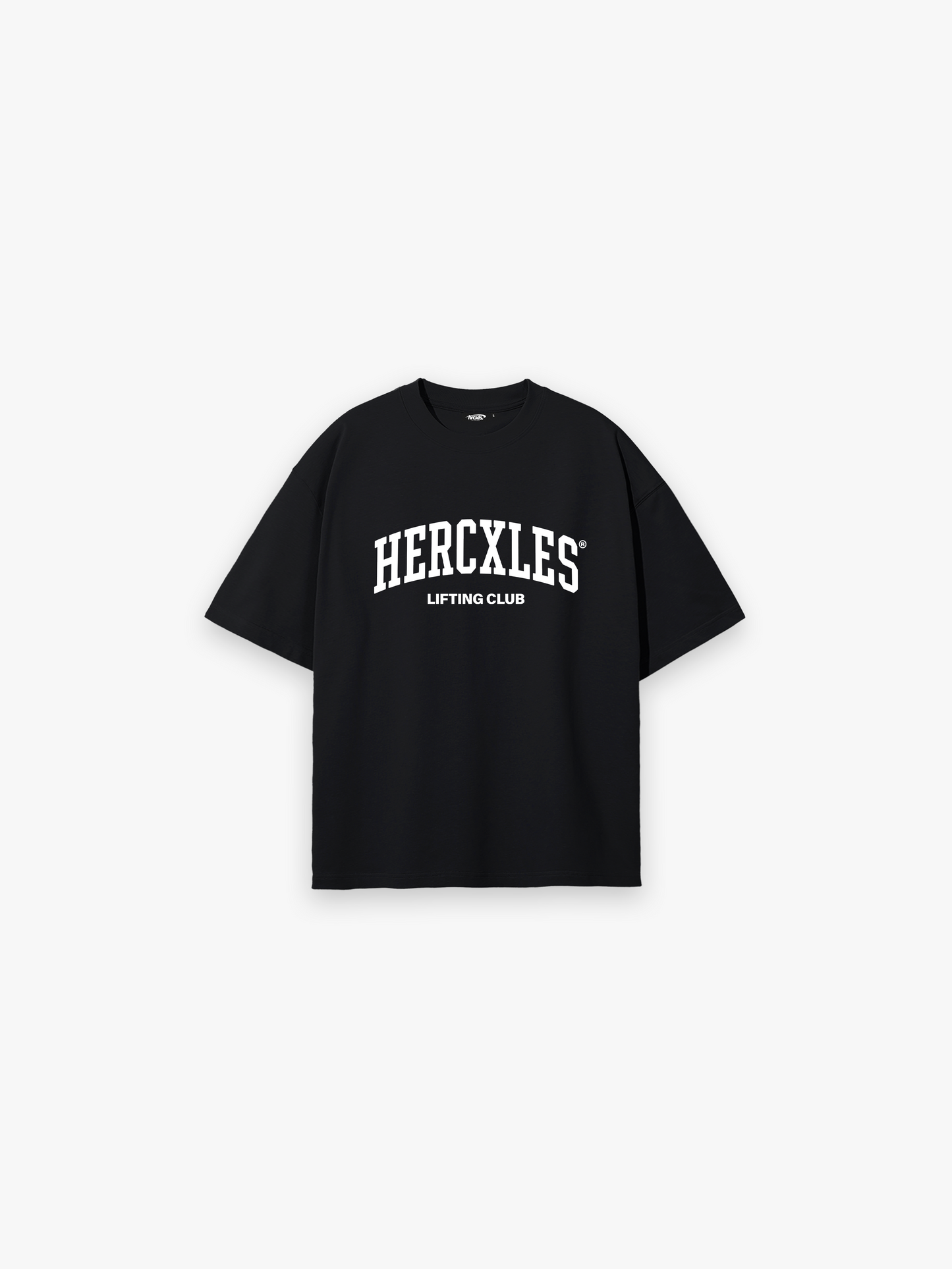 Lifting Club Oversized T-Shirt - Black alternate flat lay