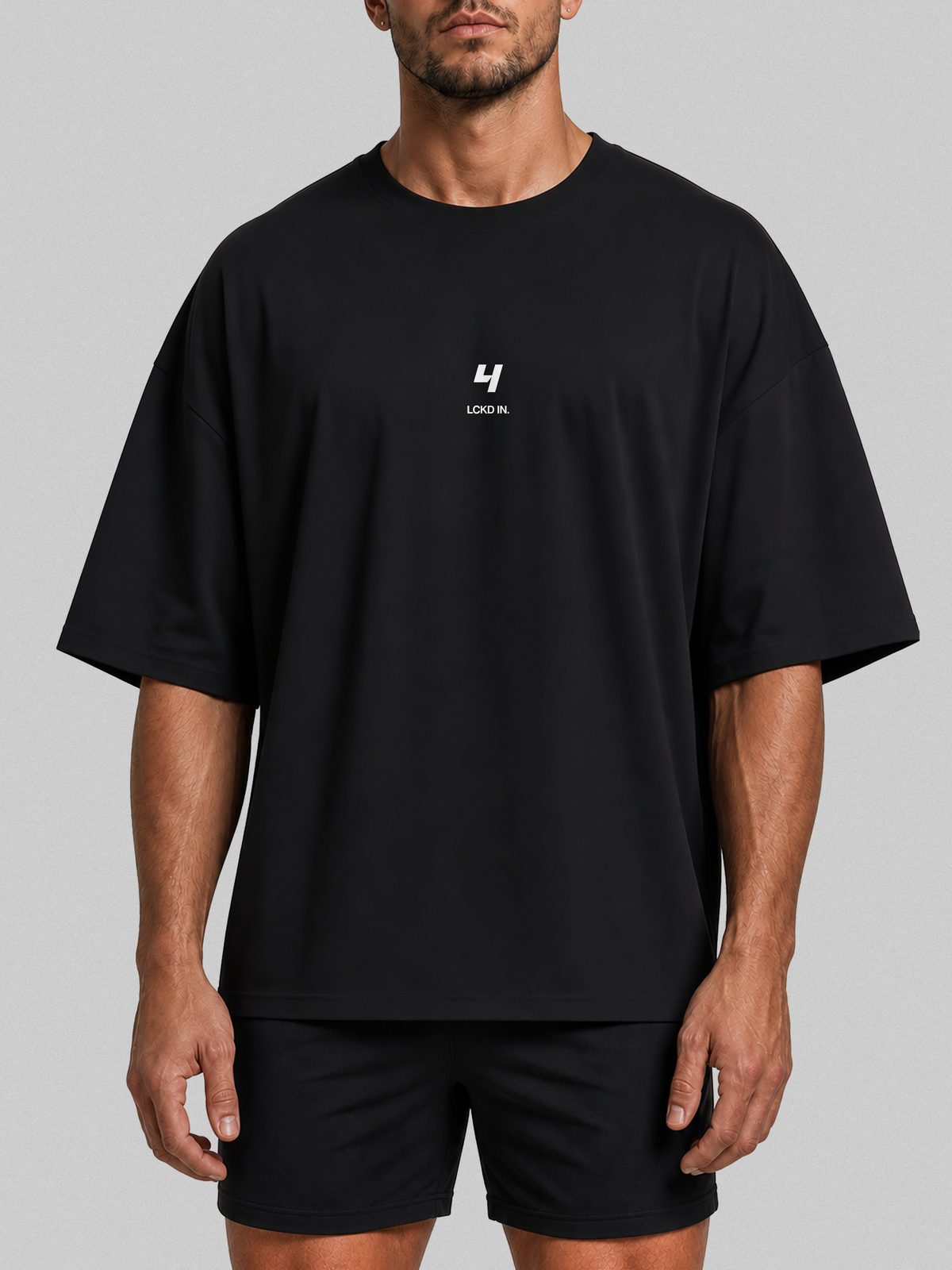 LCKD IN T-Shirt worn by model