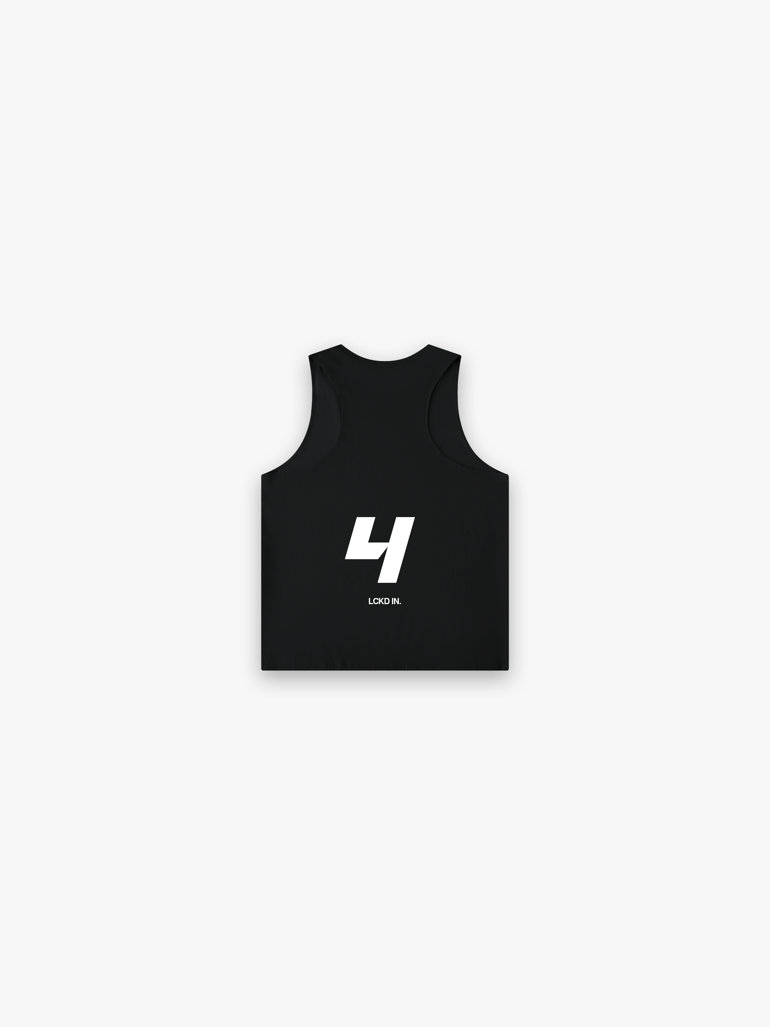 LCKD IN Cut Off - Black flat lay back