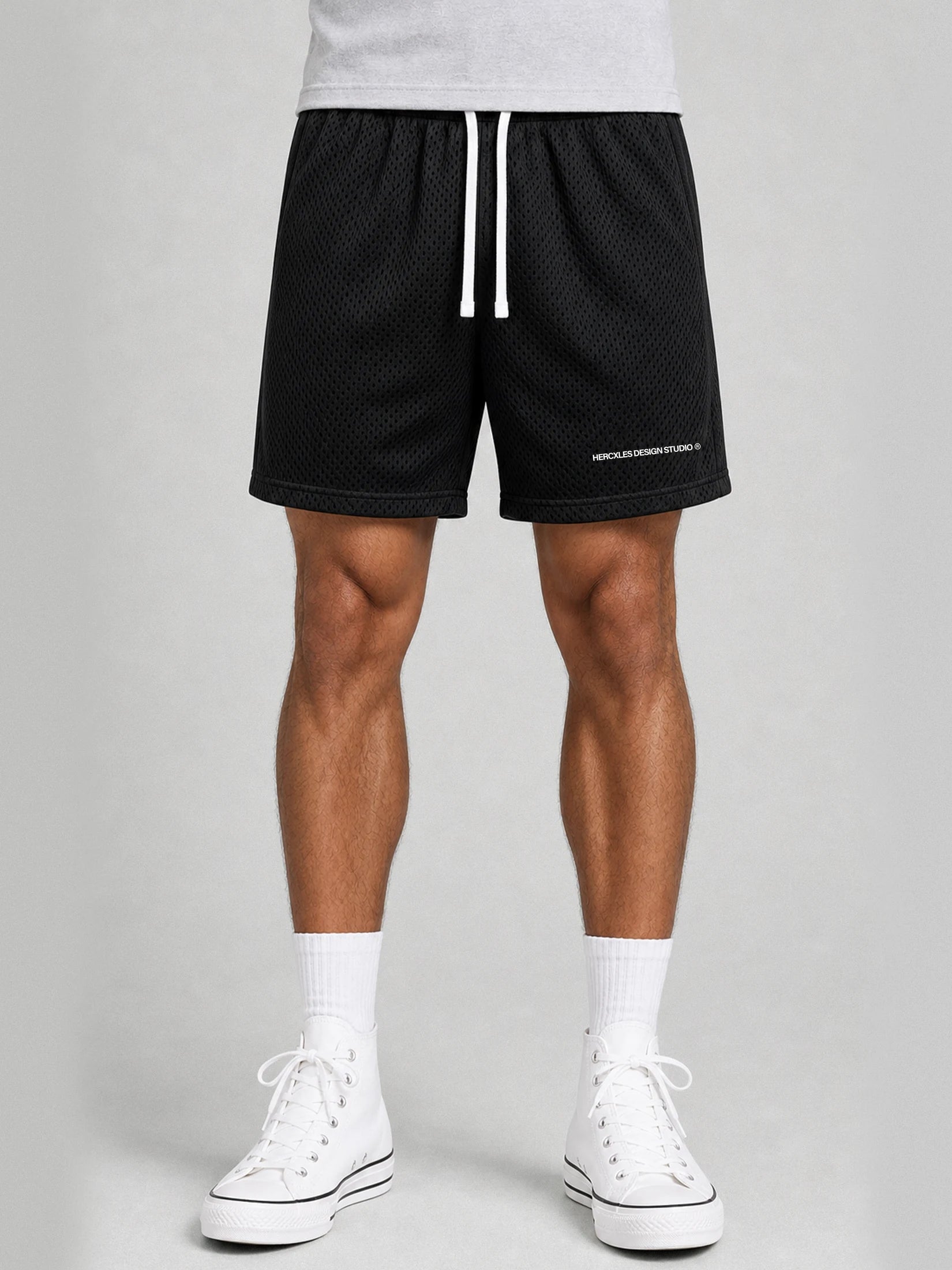 Studios Mesh Shorts worn by model