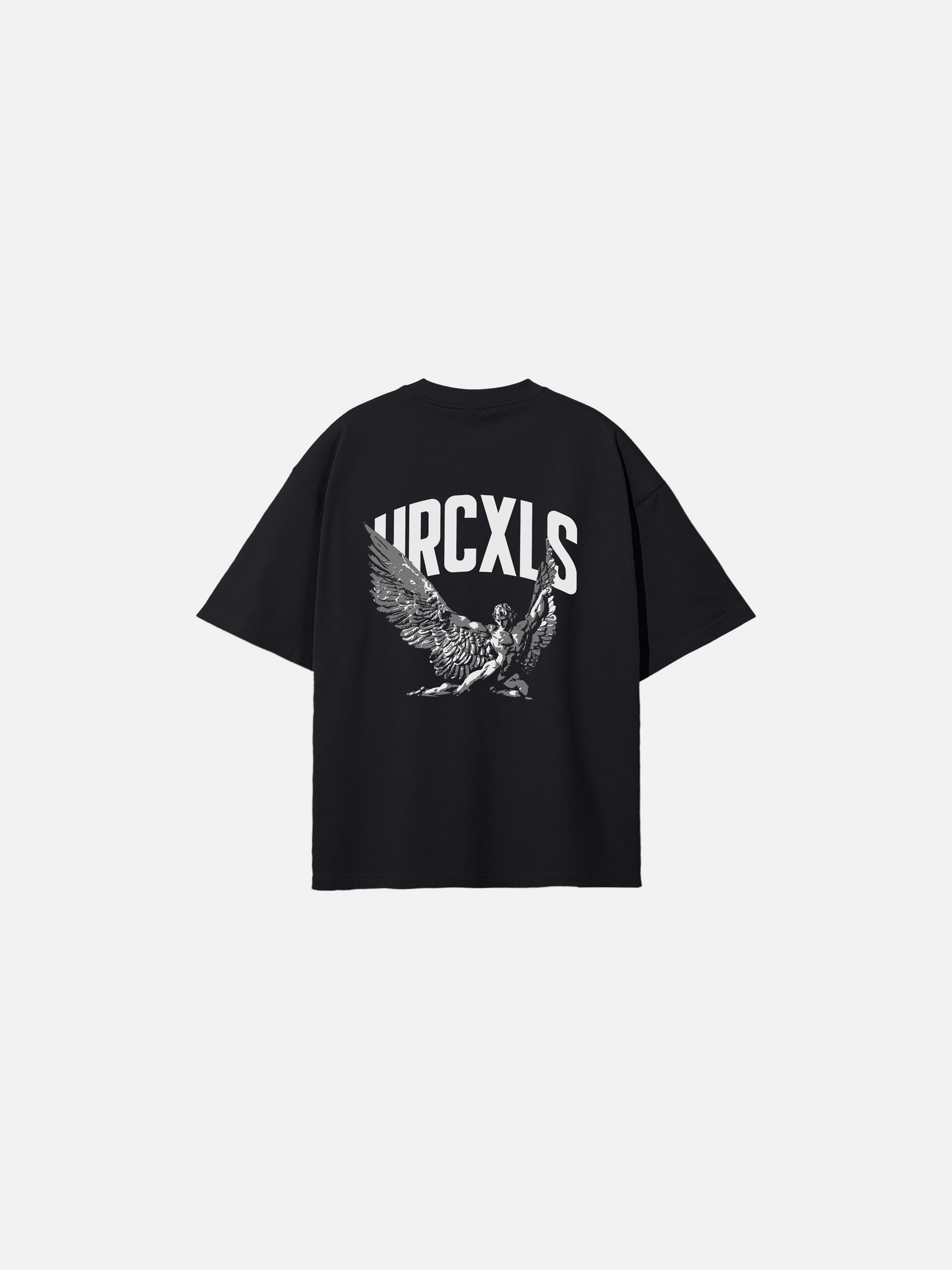 HERCXLES: Icarus Oversized T-Shirt - Black front flat lay