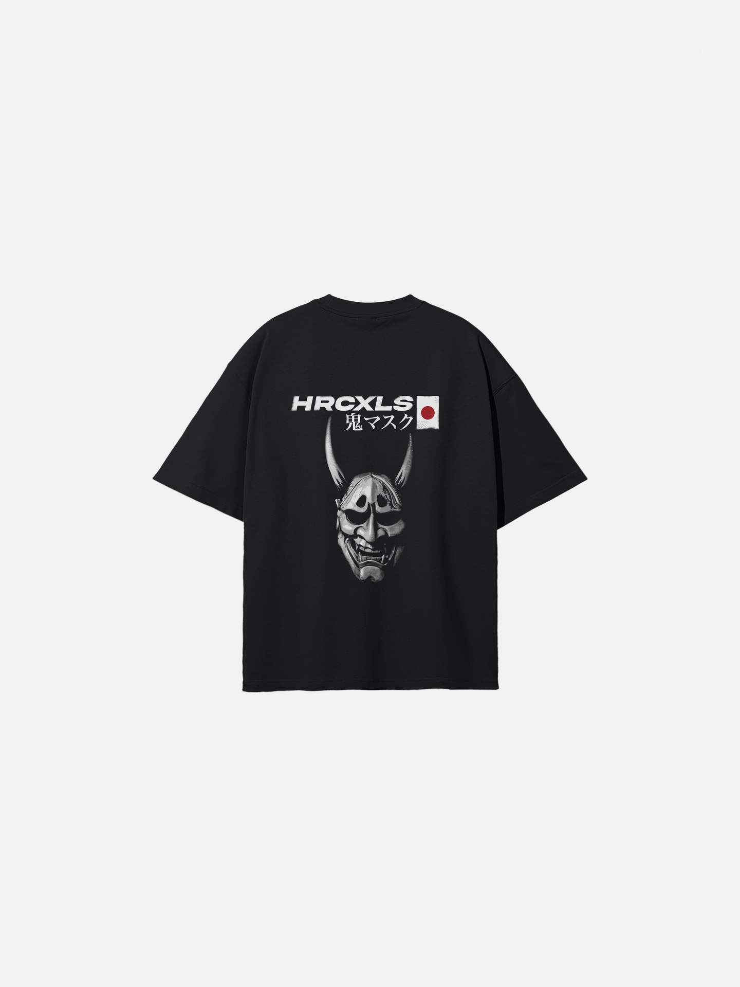 HERCXLES: Oni Oversized T-Shirt - Black image 1 flat lay