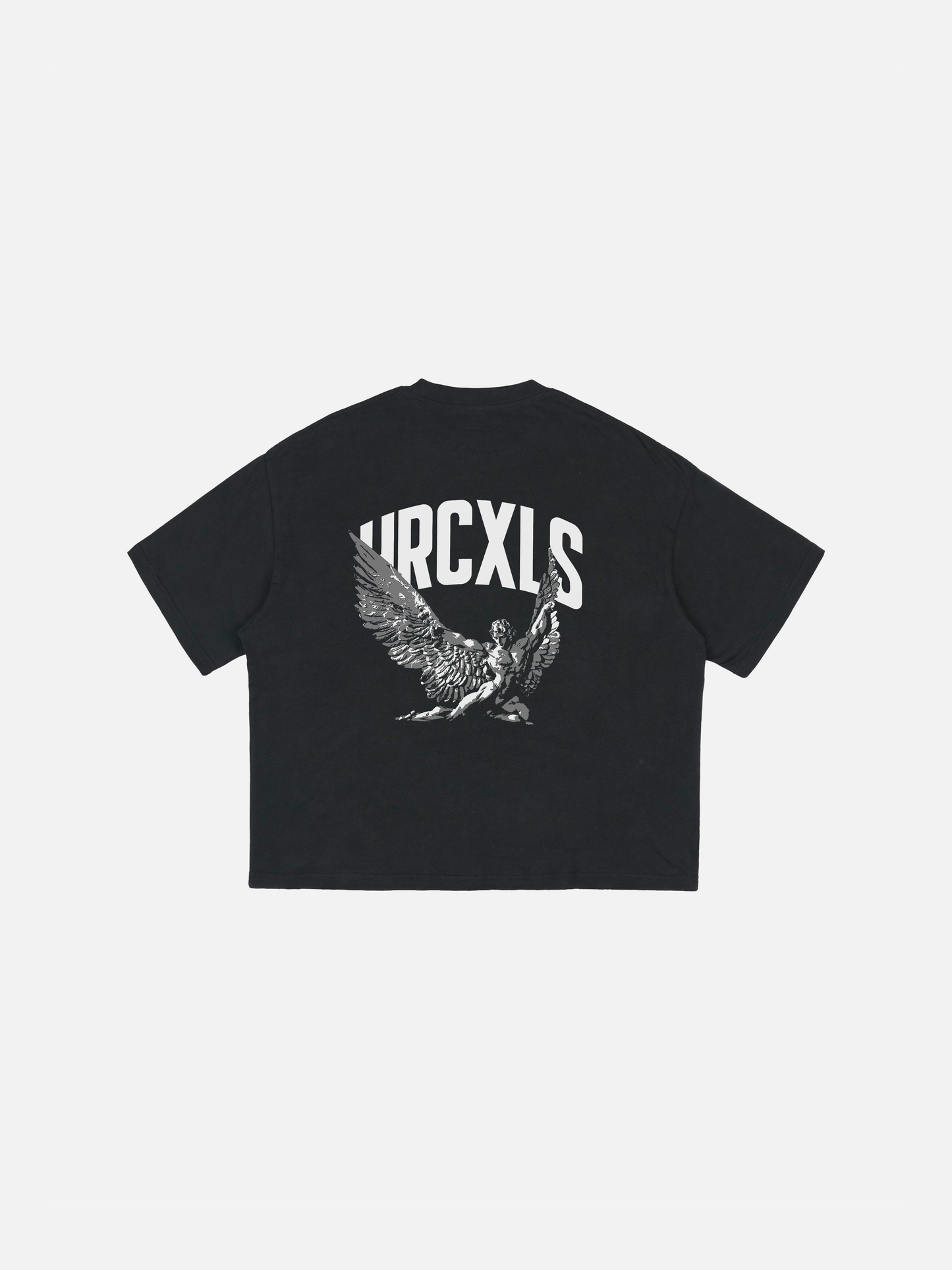 HERCXLES: Icarus Oversized T-Shirt - Black back flat lay