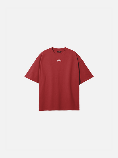 HERCXLES: Athlete Edition Oversized T-Shirt - Red front flat lay