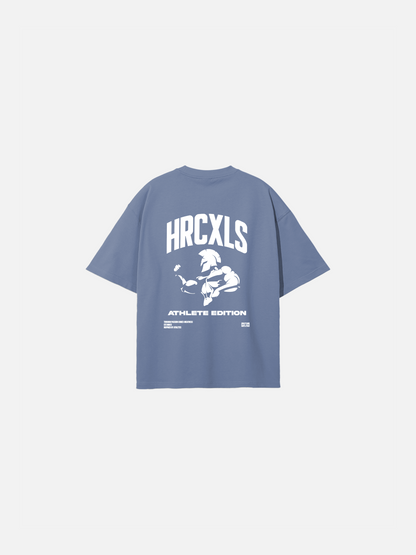 HERCXLES: Athlete Edition Oversized T-Shirt - Blue image 7 flat lay