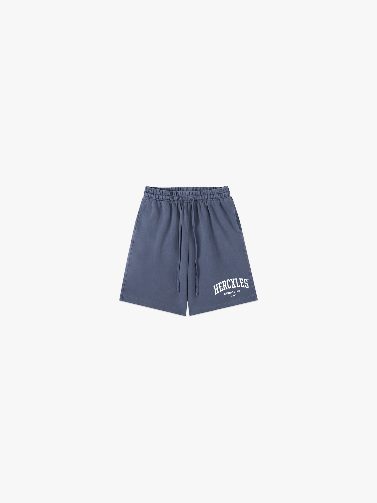 Lifting Club Vintage Shorts - Navy Blue front