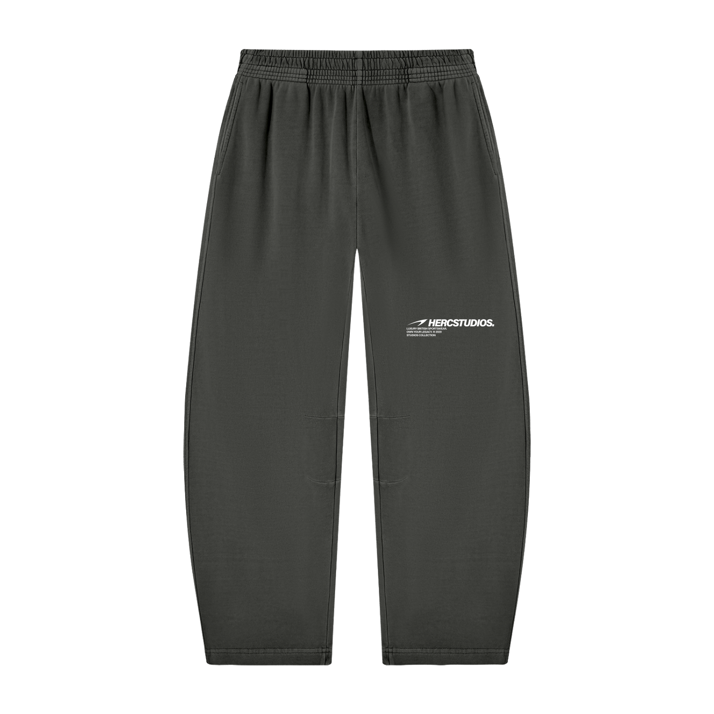 Unisex Vintage Washed Barrel Leg Sweatpants