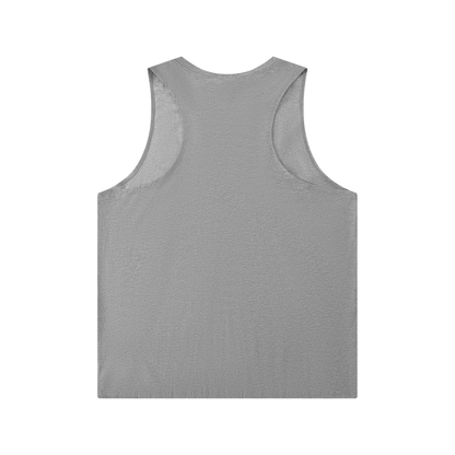 Men's Solid Color Crewneck Tank Top