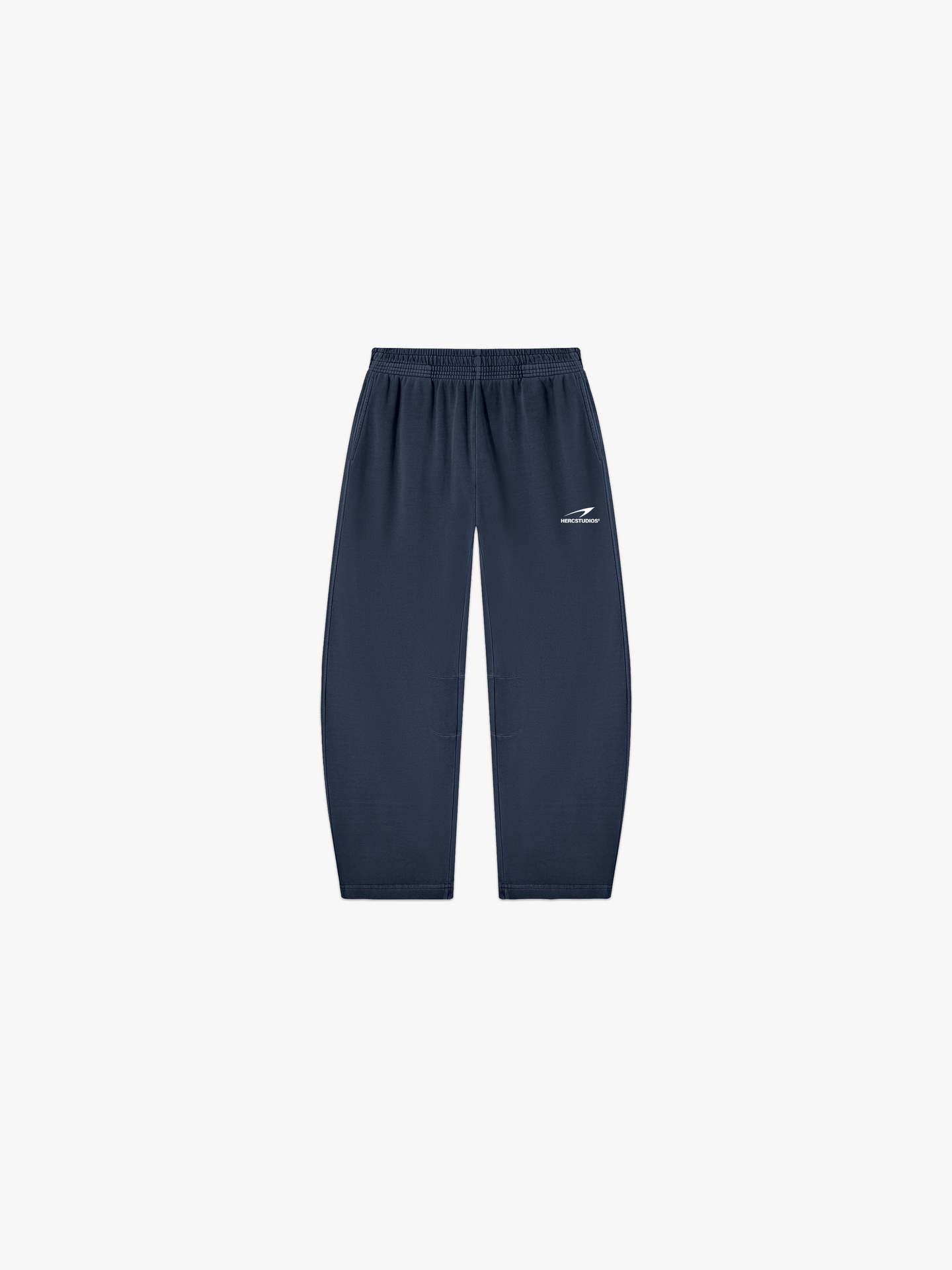 HERCSTUDIOS Sweatpants - Navy front flat lay