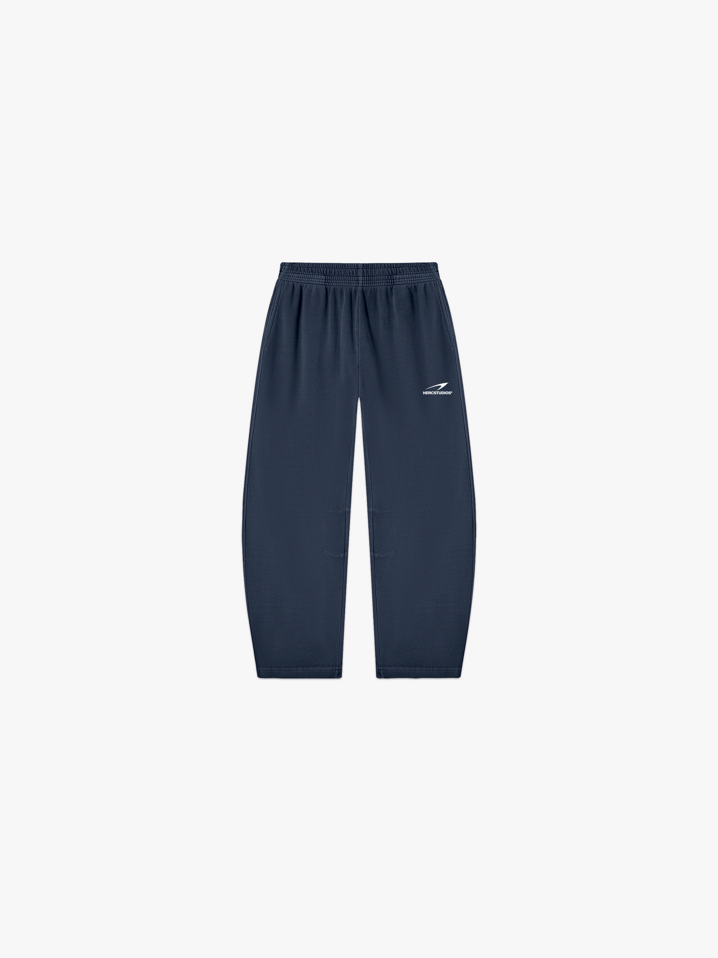 HERCSTUDIOS Sweatpants - Navy front flat lay
