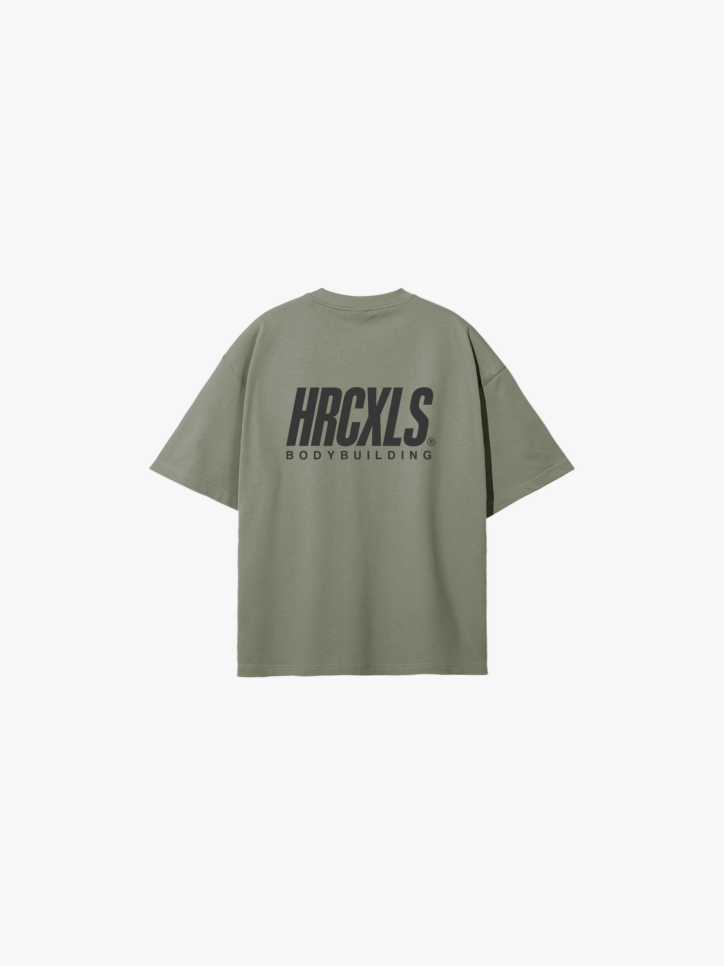 Bodybuilding Oversized T-Shirt - Green alternate flat lay