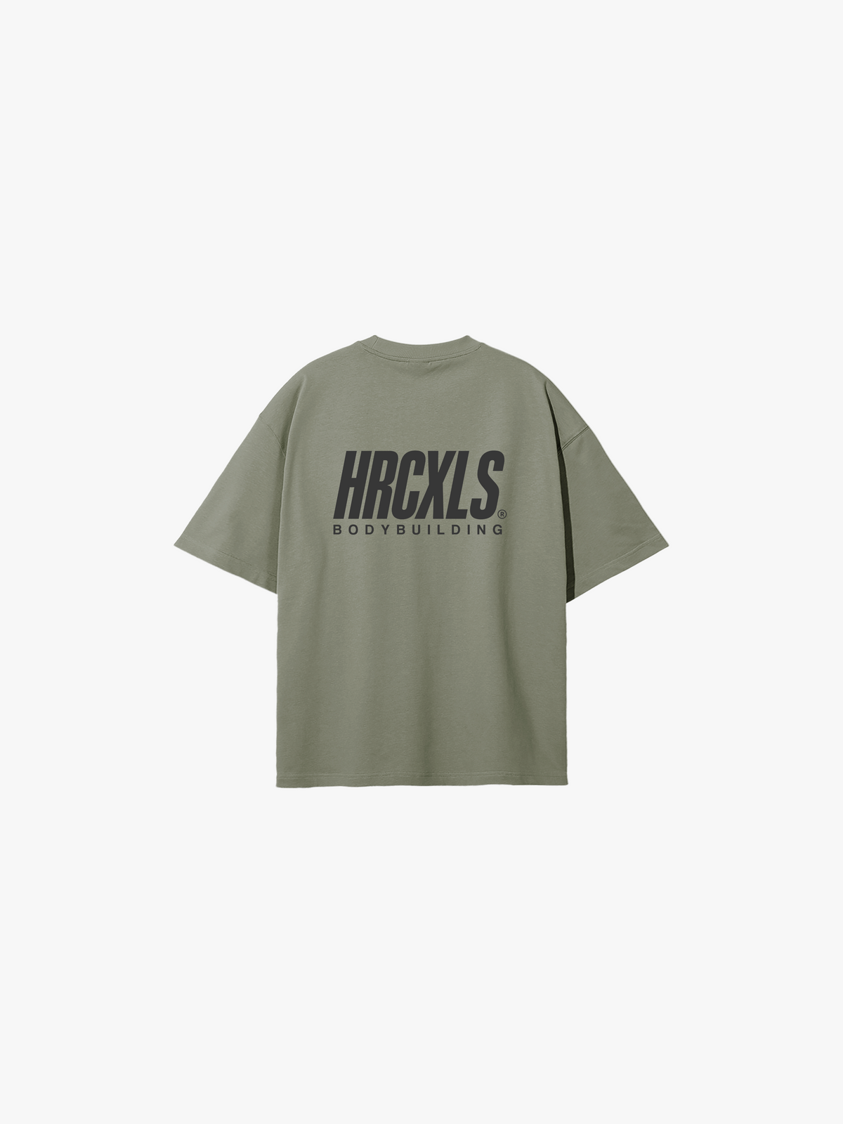 Bodybuilding Oversized T-Shirt - Green alternate flat lay