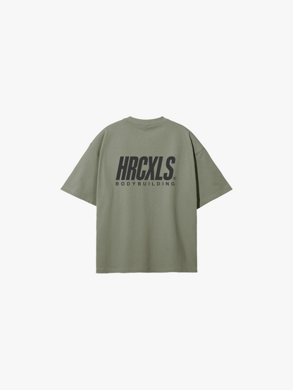 Bodybuilding Oversized T-Shirt - Green alternate flat lay