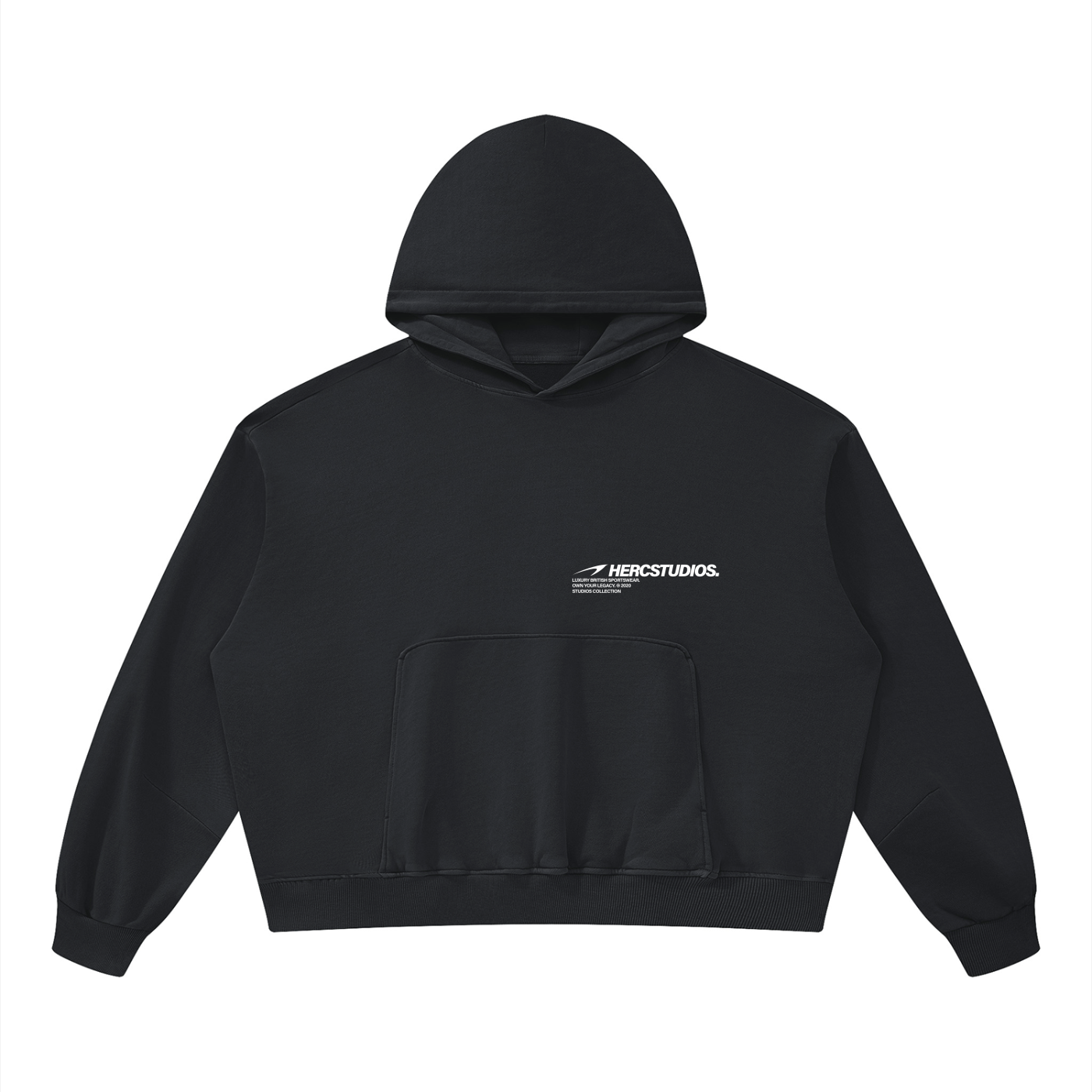 Unisex Boxy Vintage Washed Hoodie