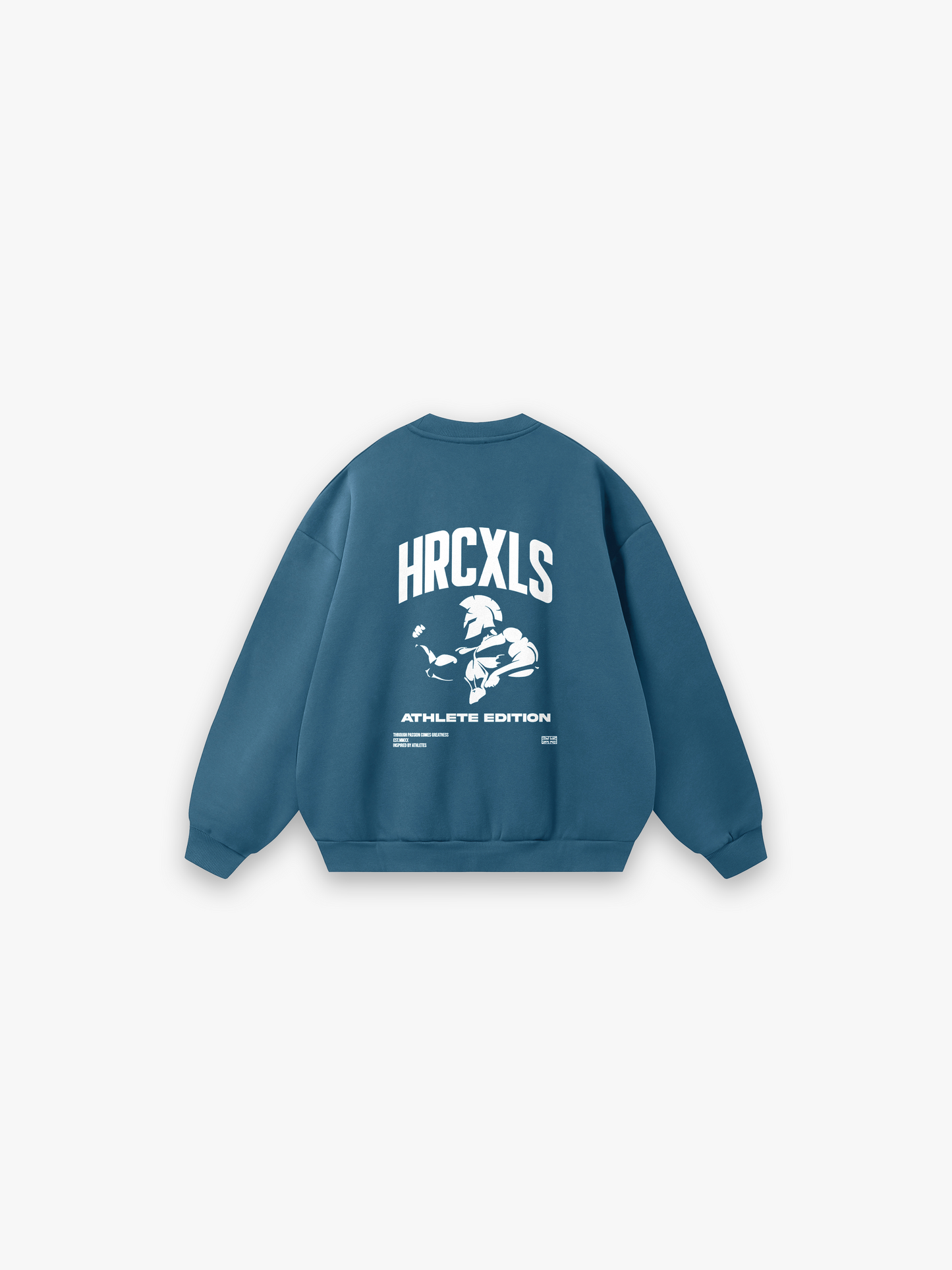 HERCXLES 2026: Athlete Sweatshirt - Haze Blue back