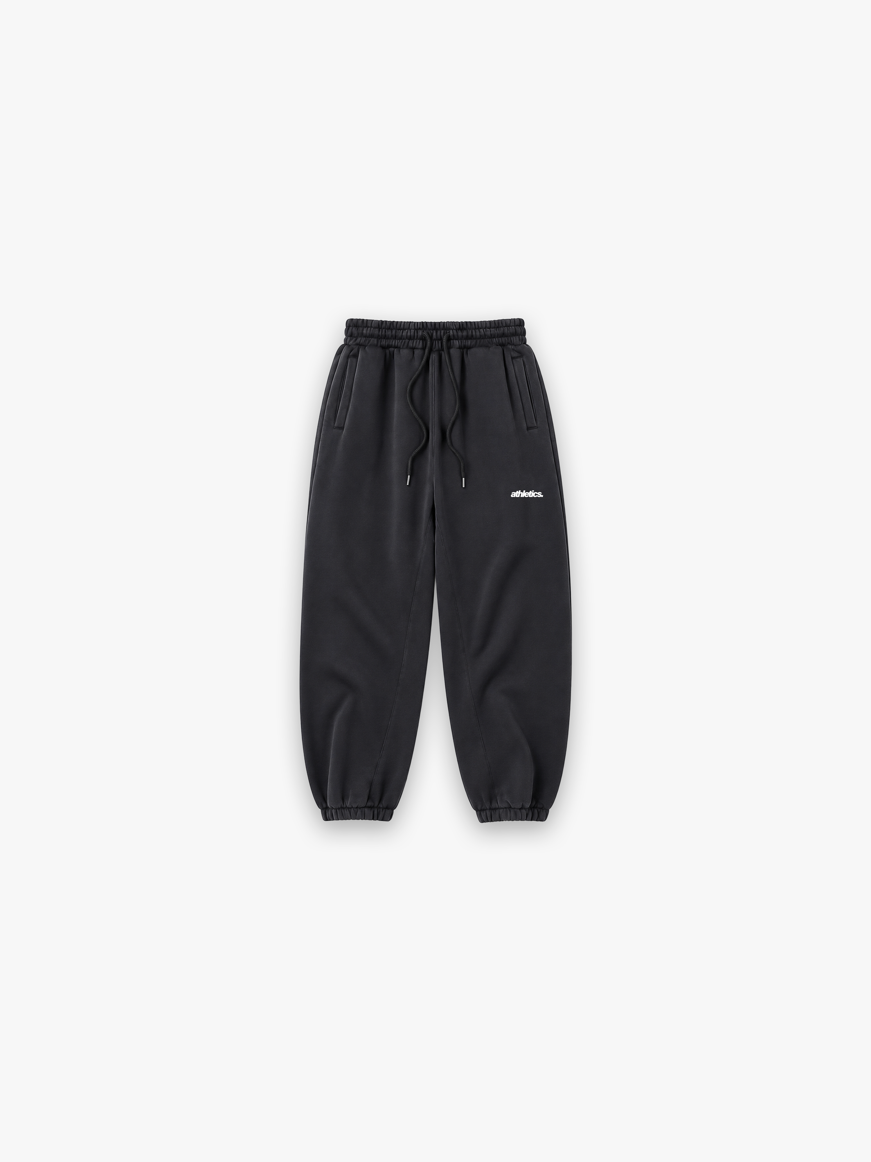 Athletics Oversized Sweatpants - Black flat lay front