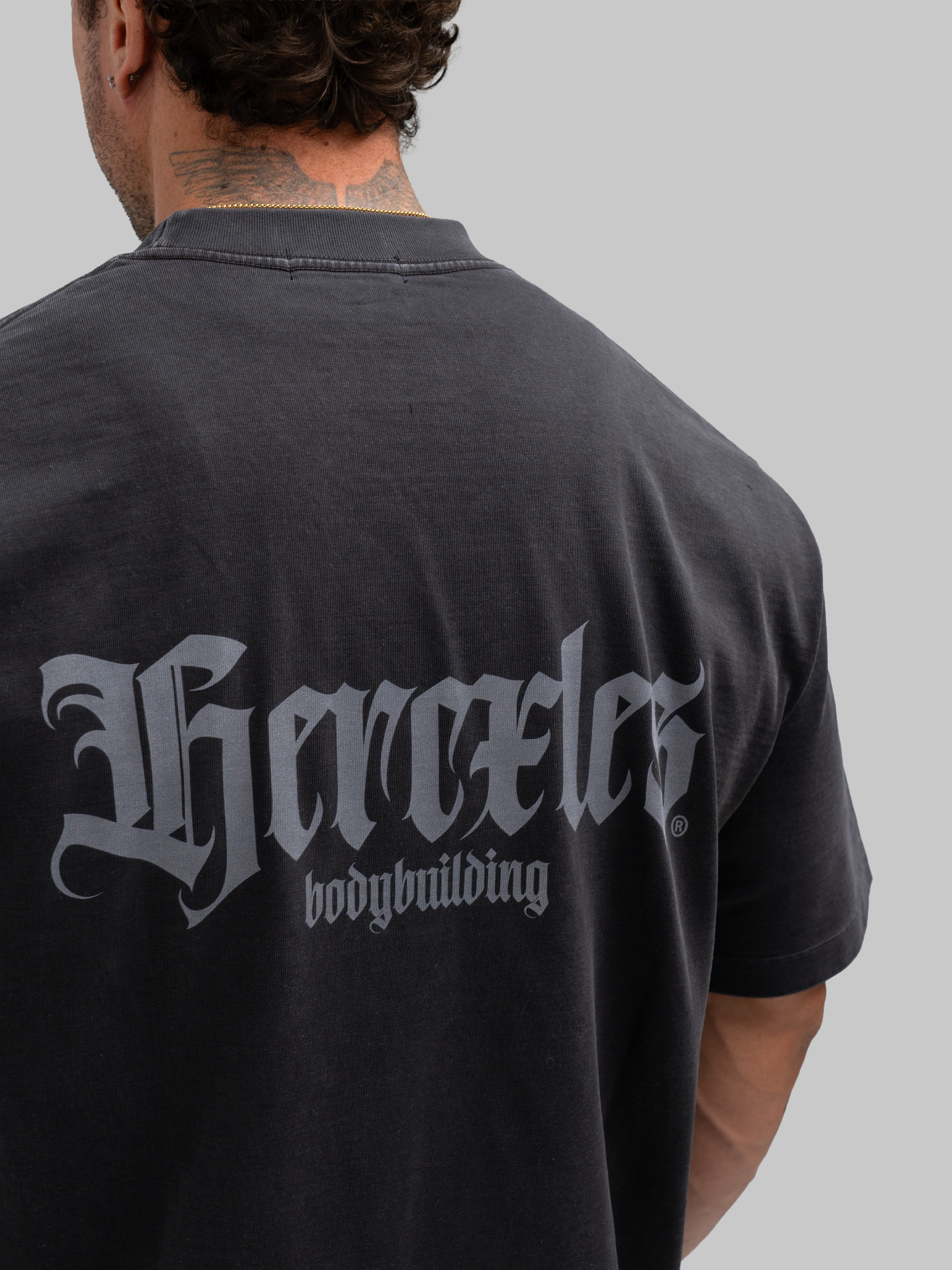 Camiseta extragrande de culturismo 