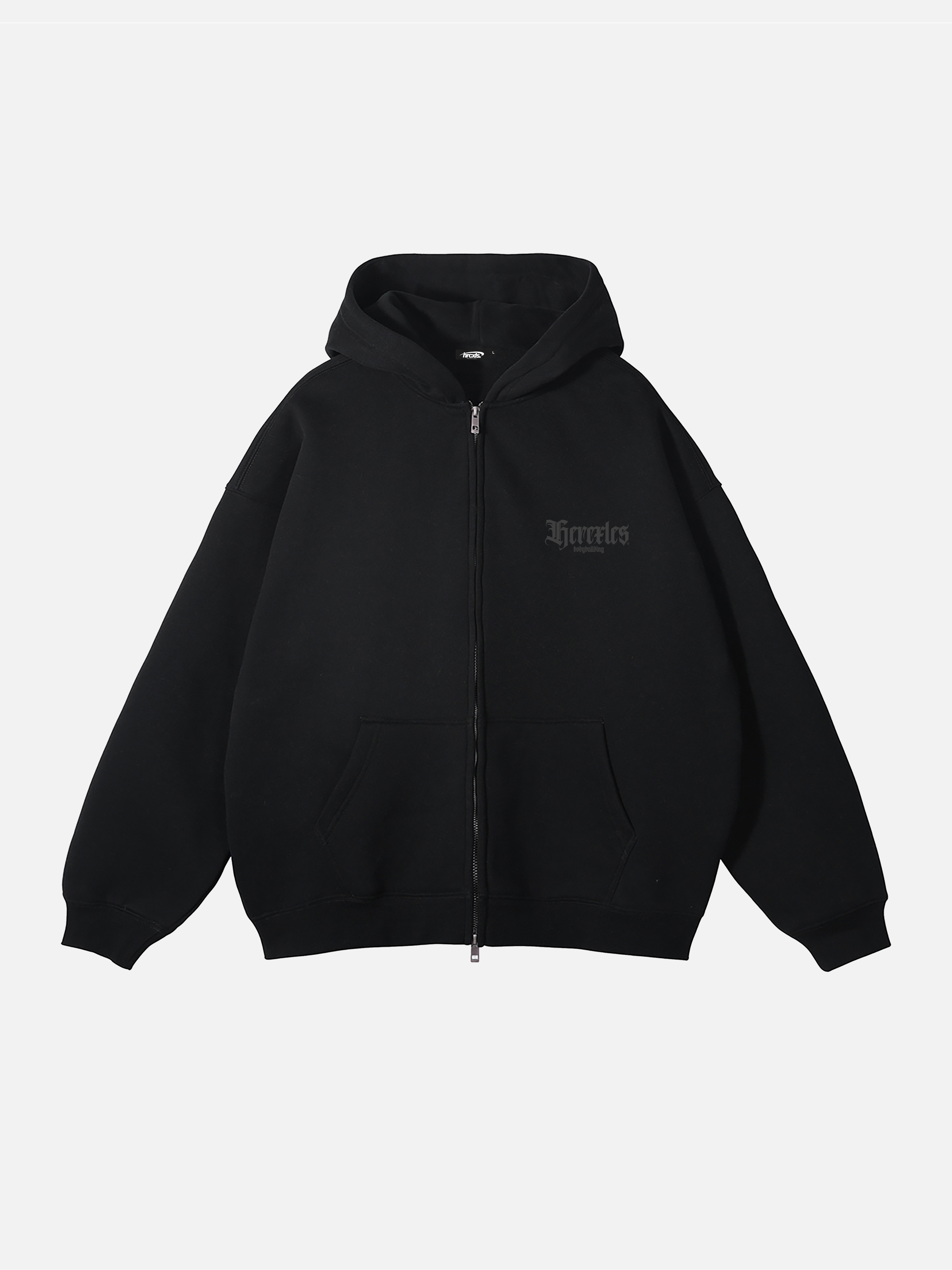 Bodybuilding Relaxed Zip Up Hoodie