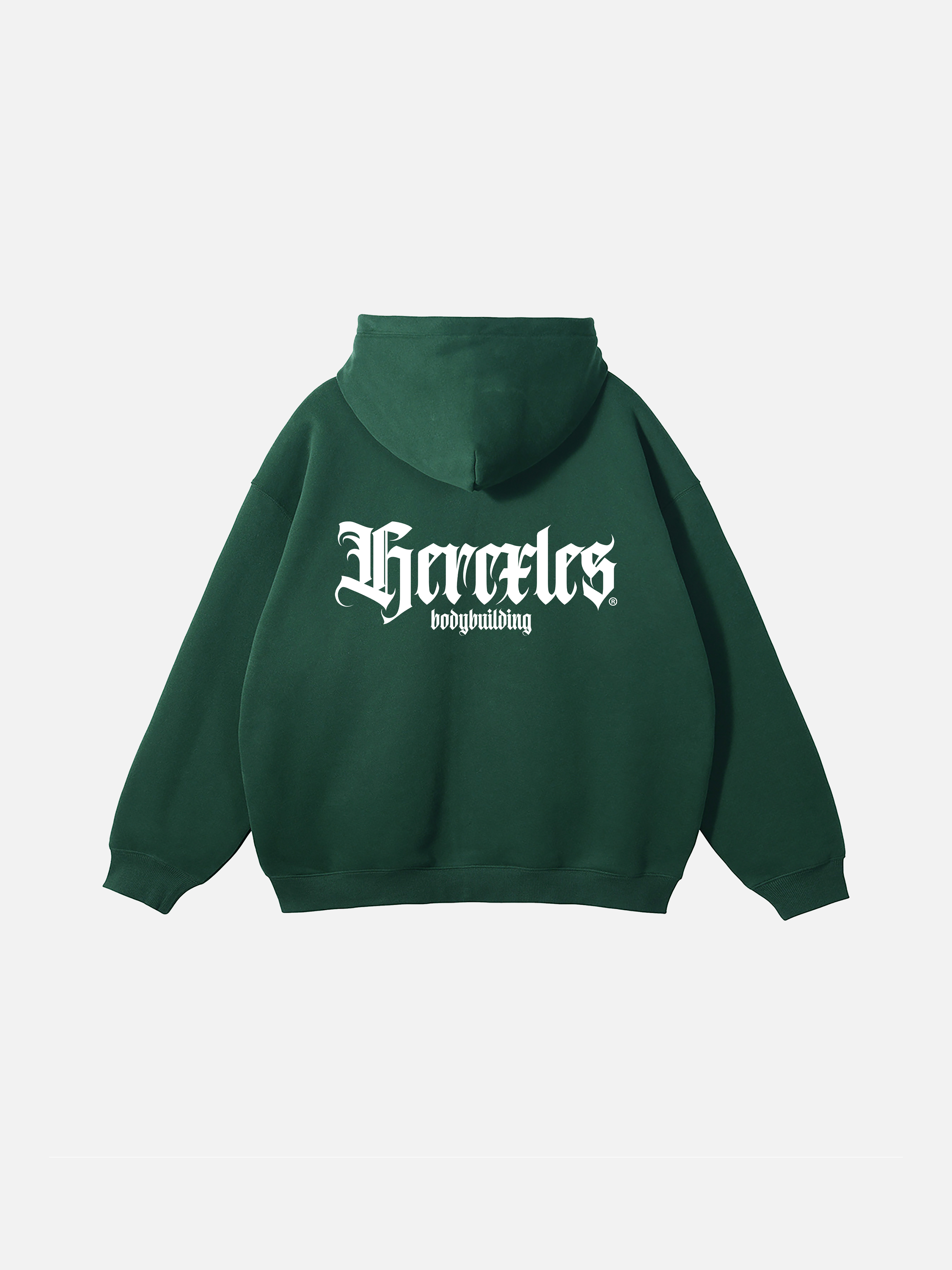 Bodybuilding Relaxed Zip Up Hoodie