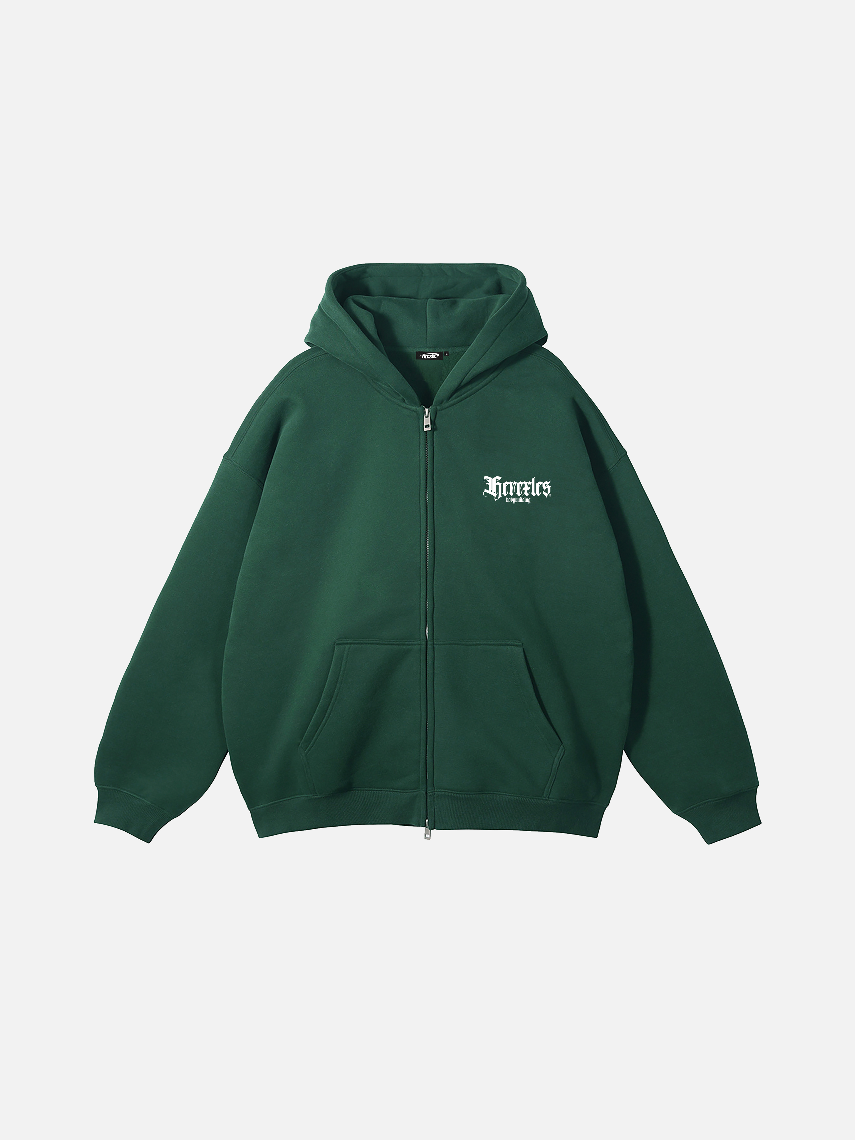 Bodybuilding Relaxed Zip Up Hoodie