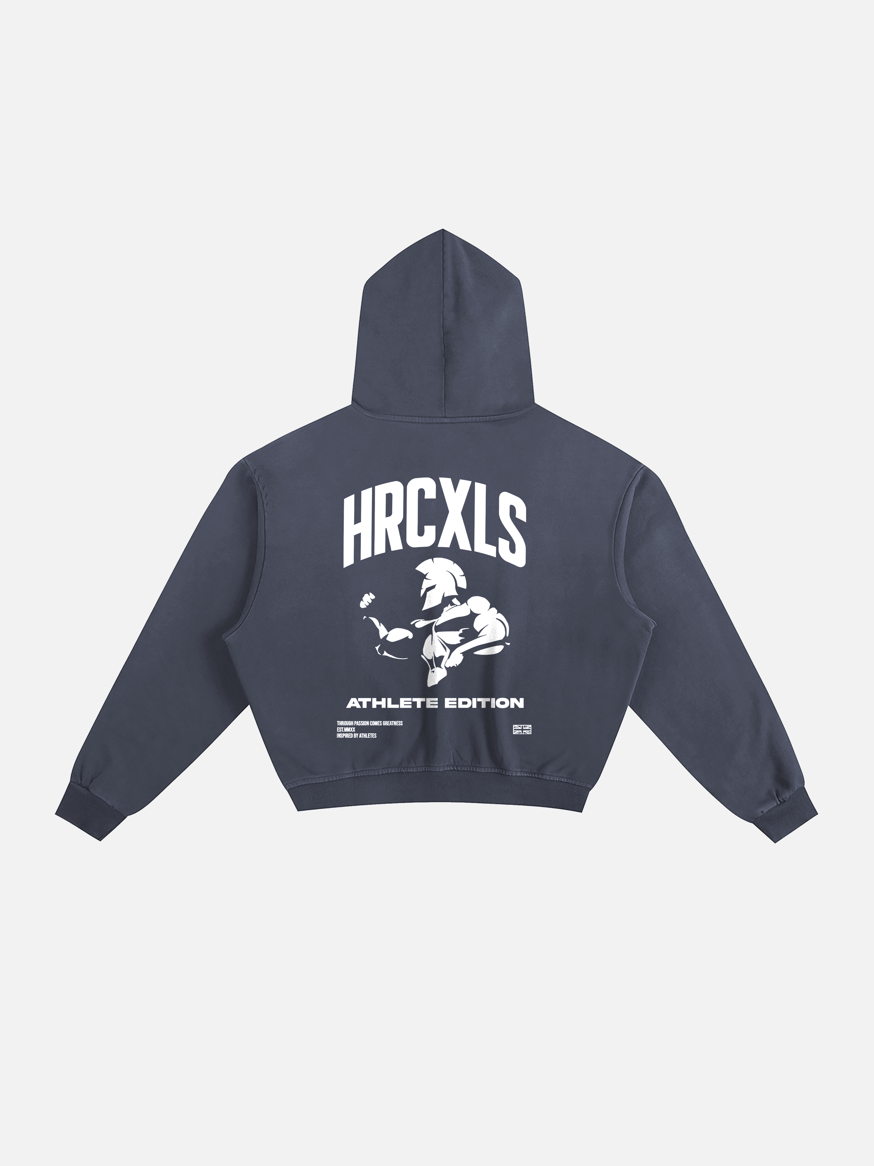 Athlete edition faded french terry hoodie