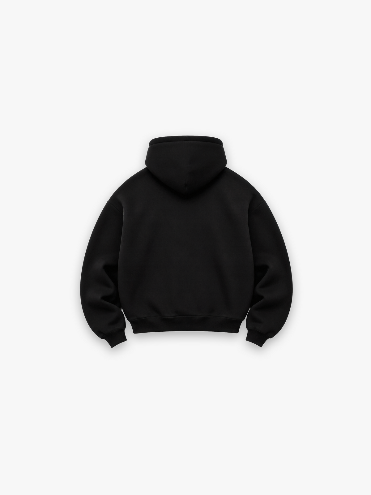 Lifting Club Heavyweight Hoodie Black back - warehouse sale