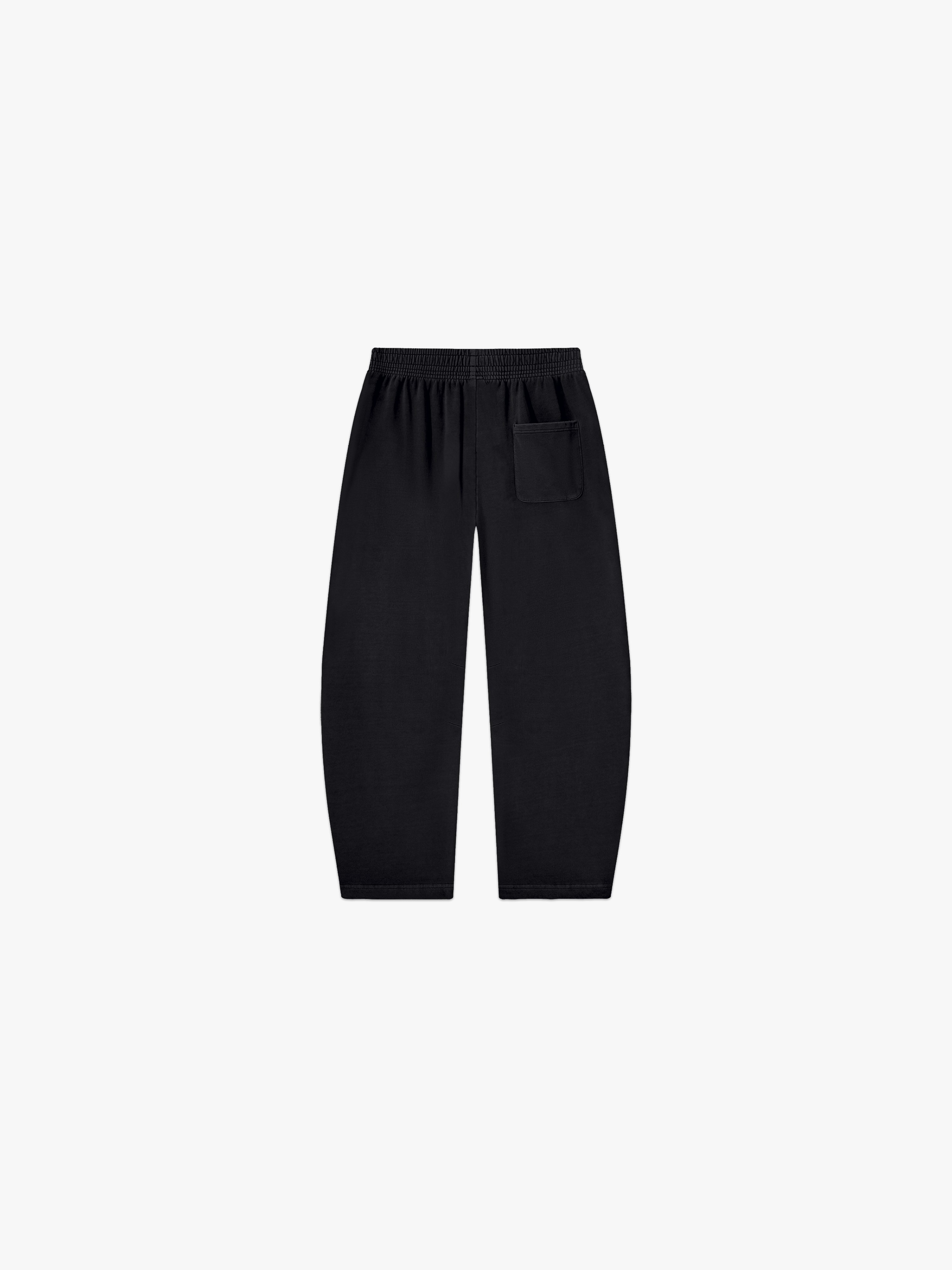 HERCSTUDIOS Sweatpants - Black back flat lay