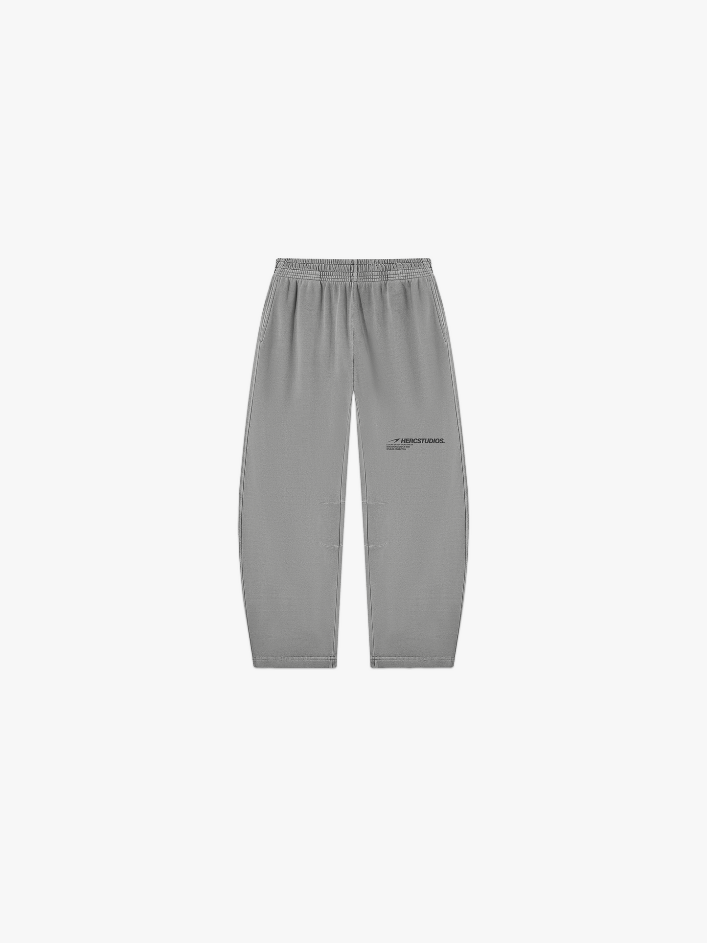 HERCSTUDIOS Sweatpants - Light Grey front flat lay