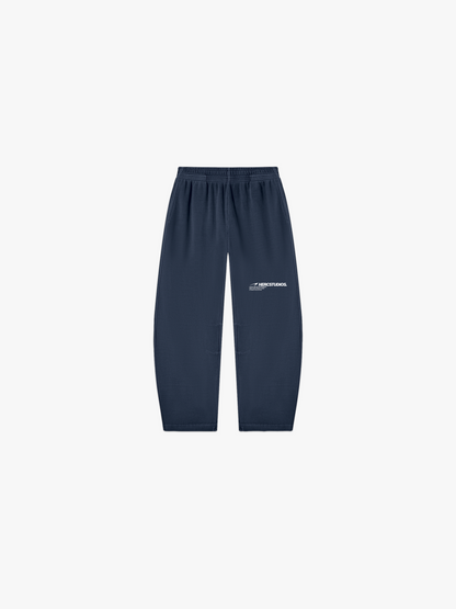 HERCSTUDIOS Sweatpants - Navy front flat lay