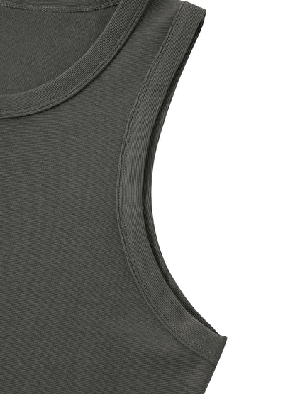 Plain Ribbed Tank Top