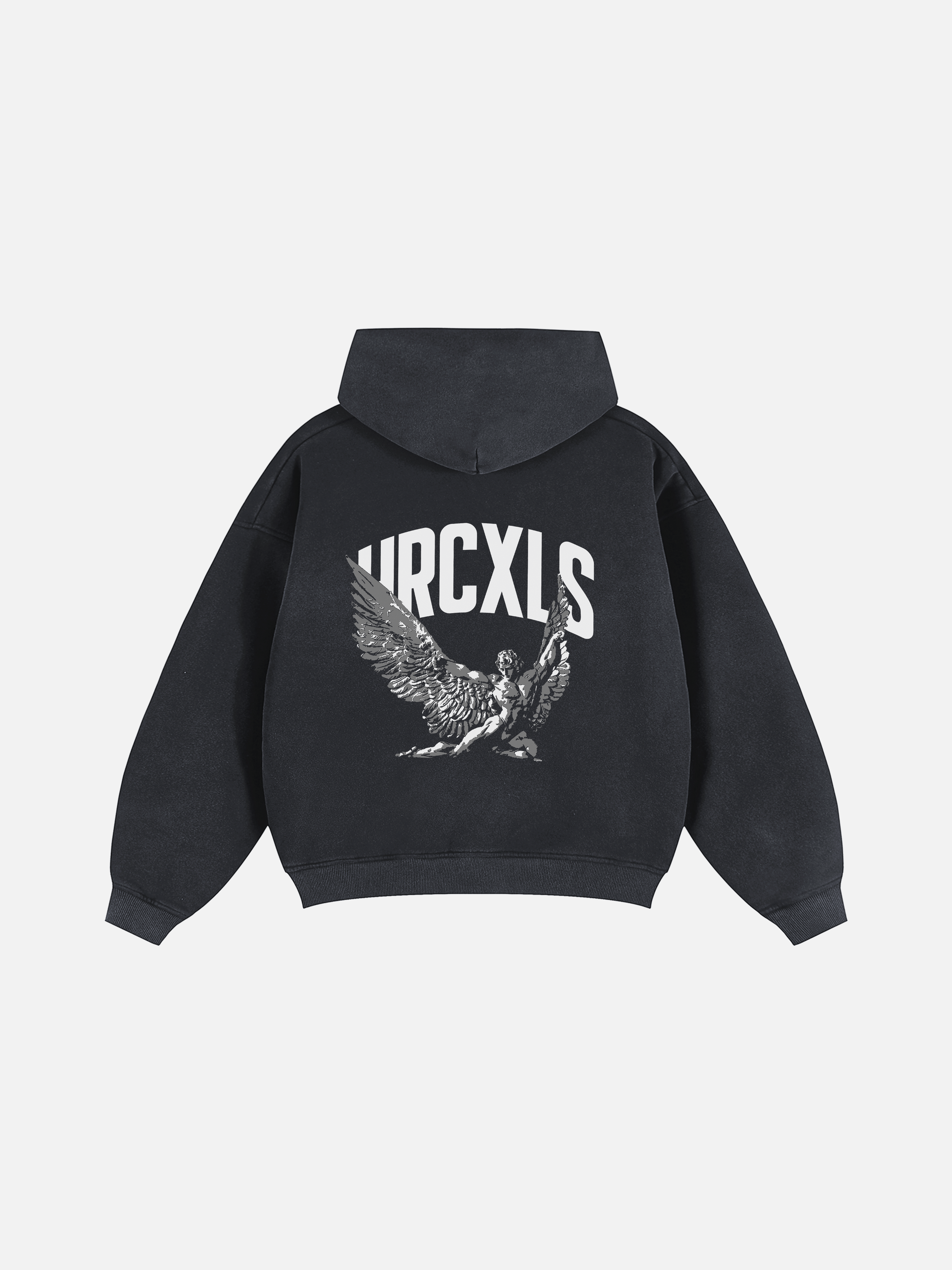 Icarus faded oversized zip-up hoodie