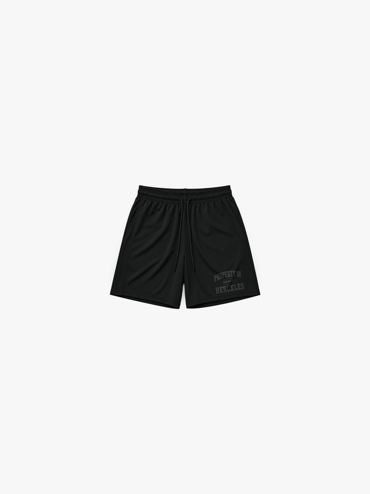 HERCXLES Property Of Drawstring Shorts - Black front