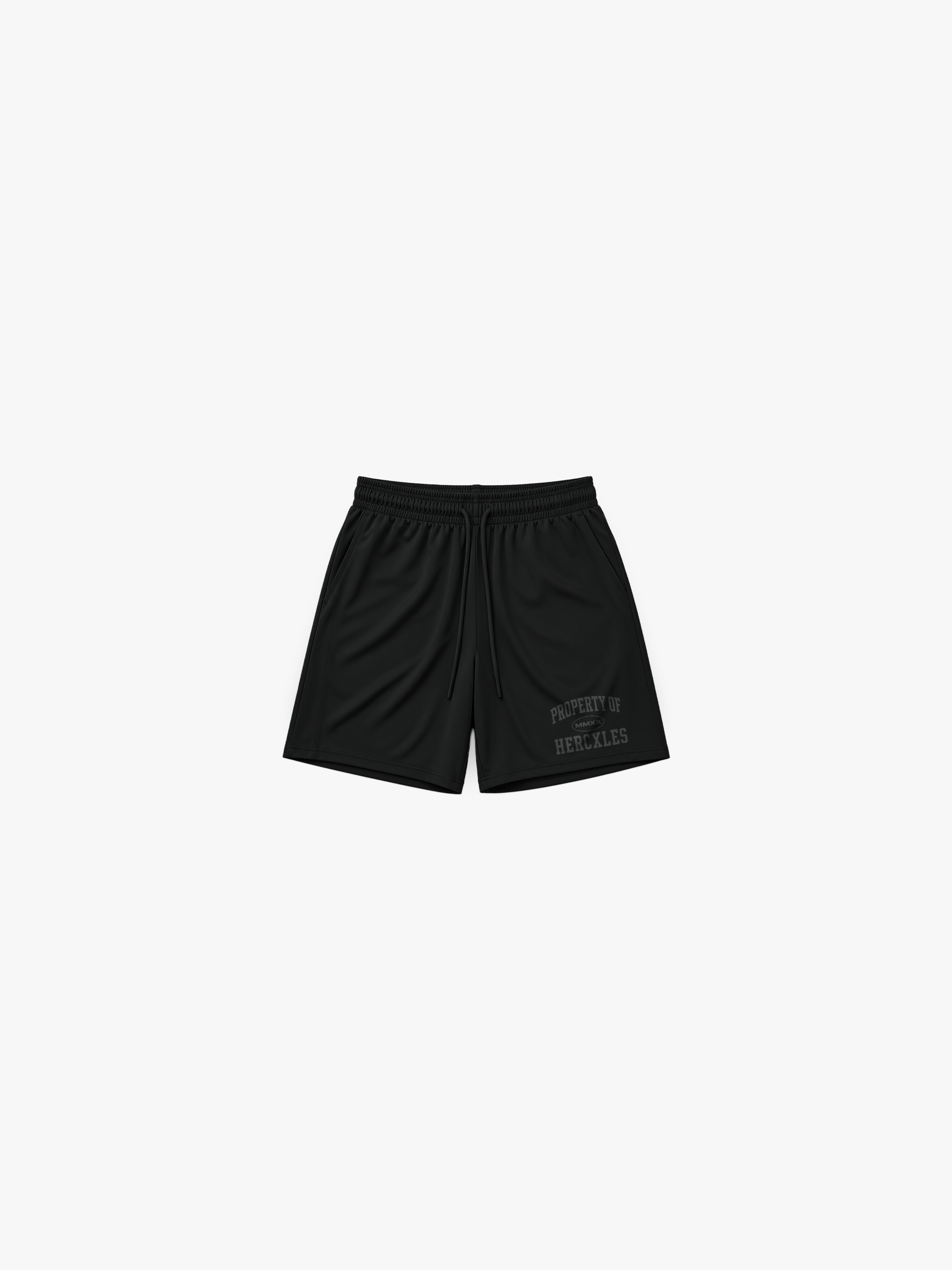 HERCXLES Property Of Drawstring Shorts - Black front