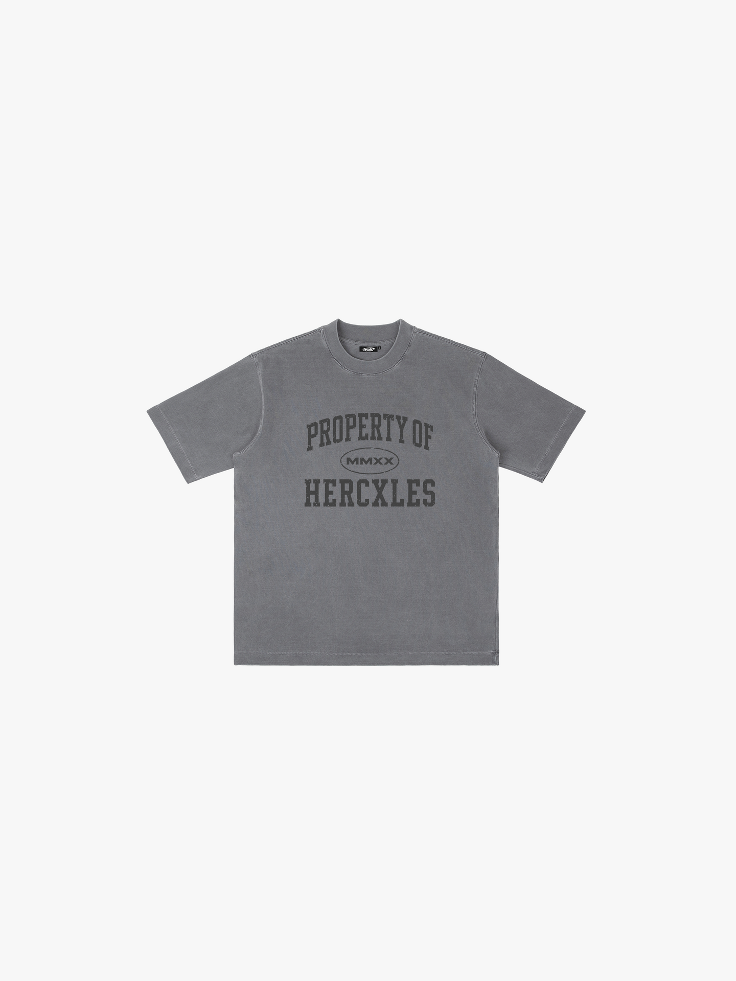 HERCXLES Property Of Vintage Oversized T-Shirt - Grey front