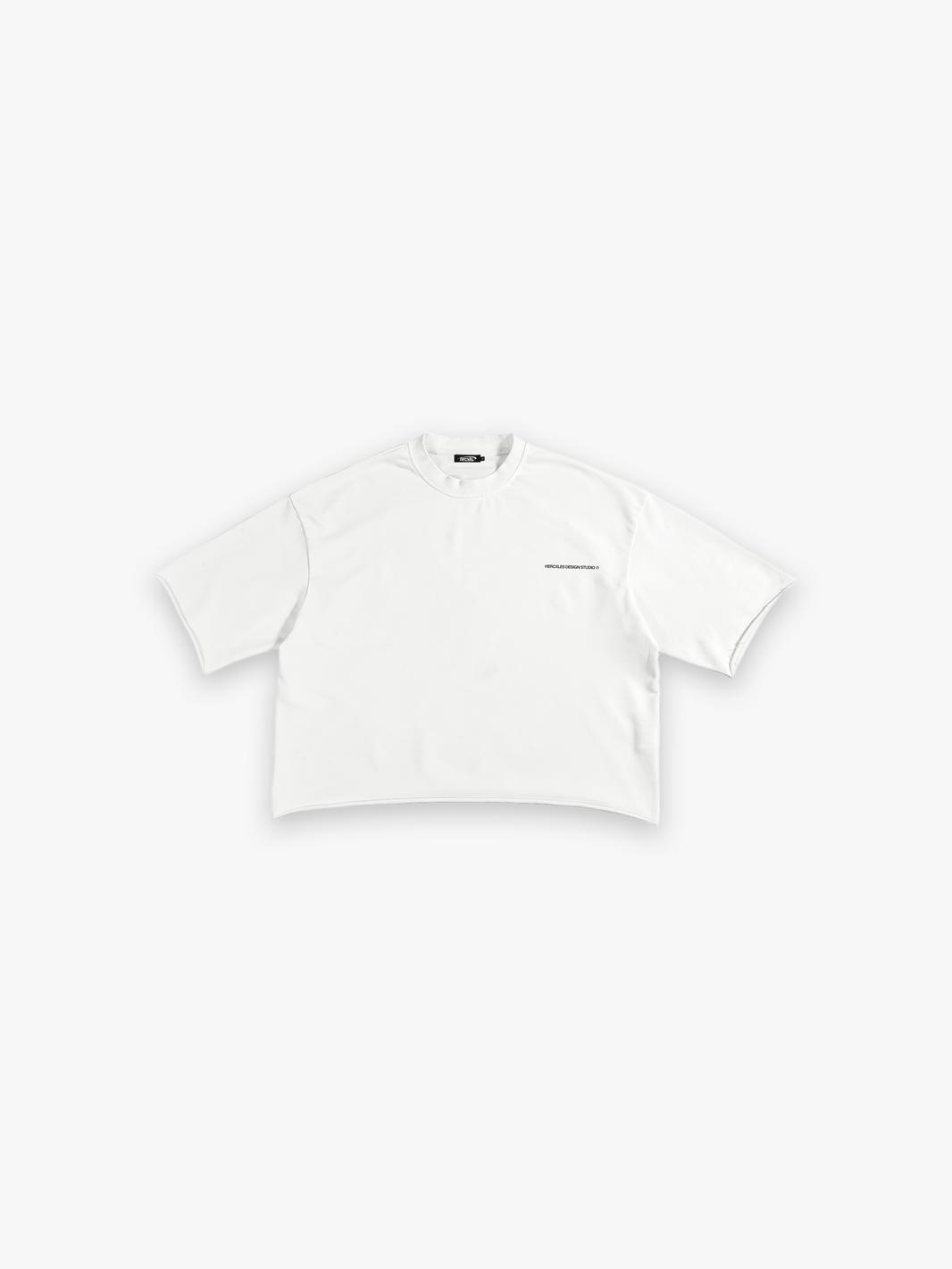 HERCXLES 2026: Raw Cut T-Shirt - White Studios front