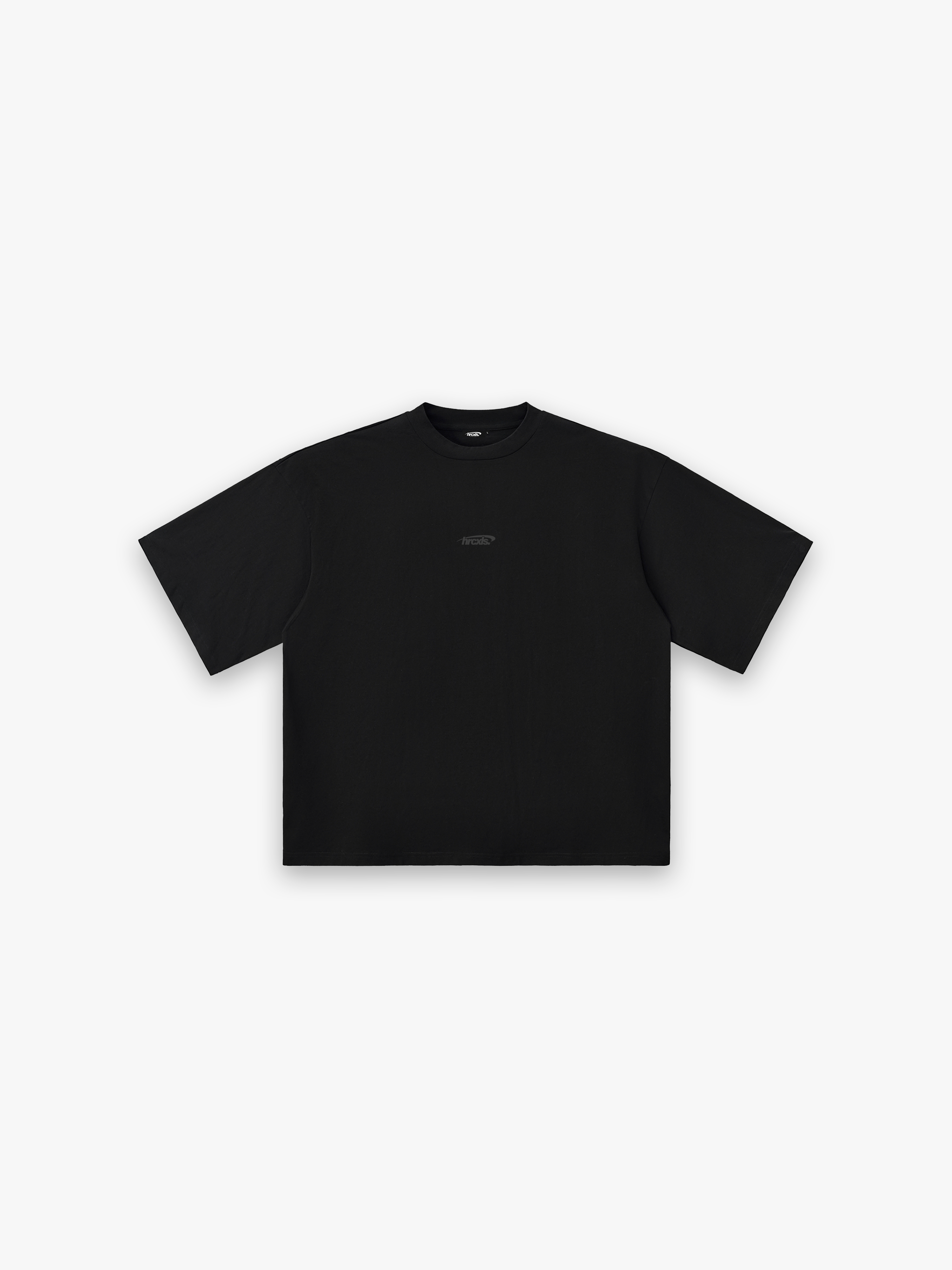Sport Oversized T-Shirt - Black flat lay front