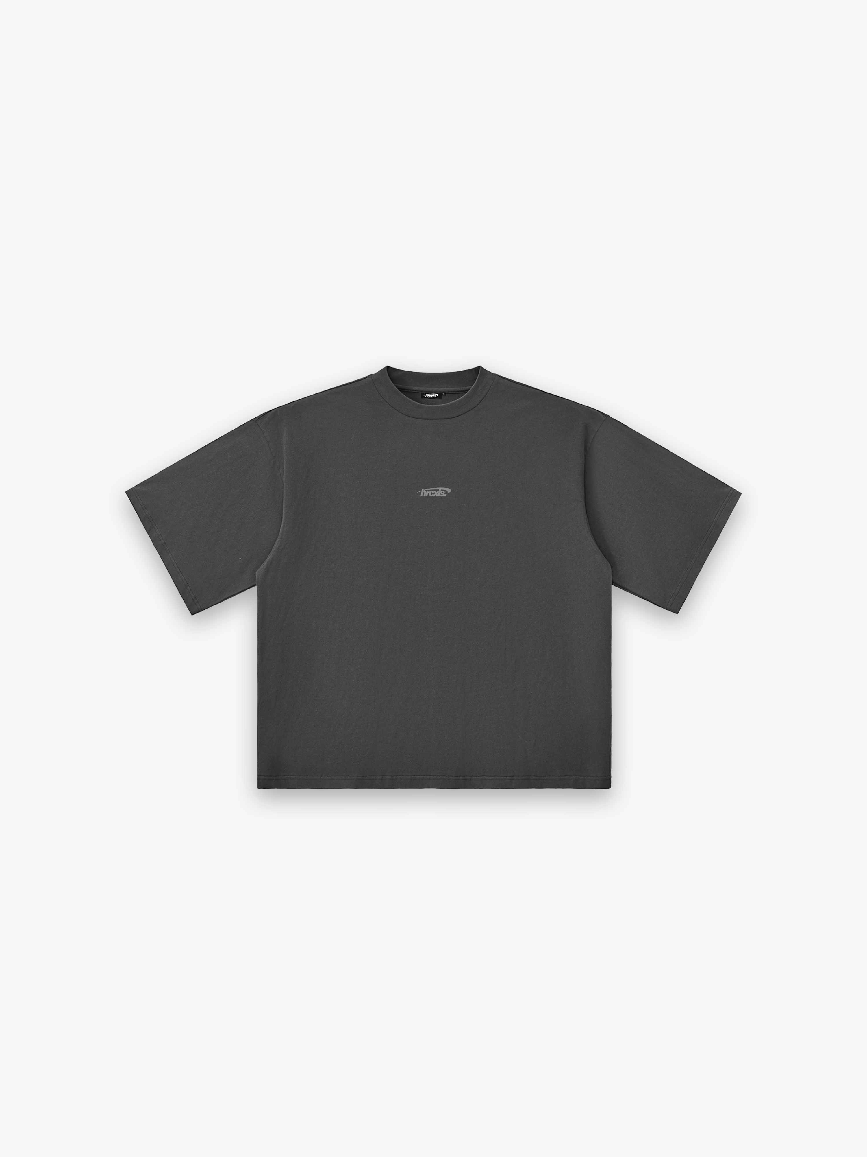 Sport Oversized T-Shirt - Dark Grey flat lay front