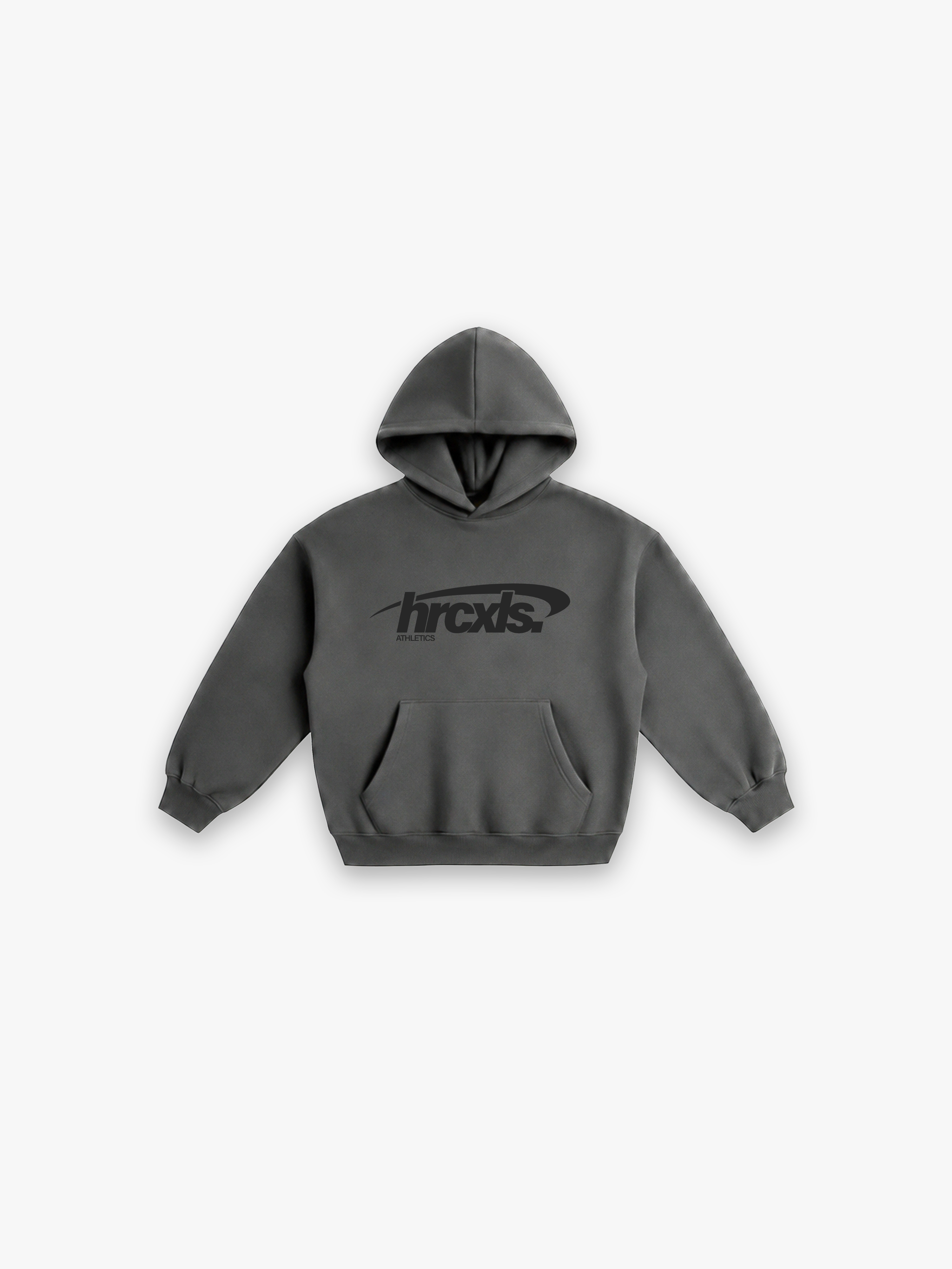 HERCXLES Sport Oversized Hoodie - Grey front flatlay