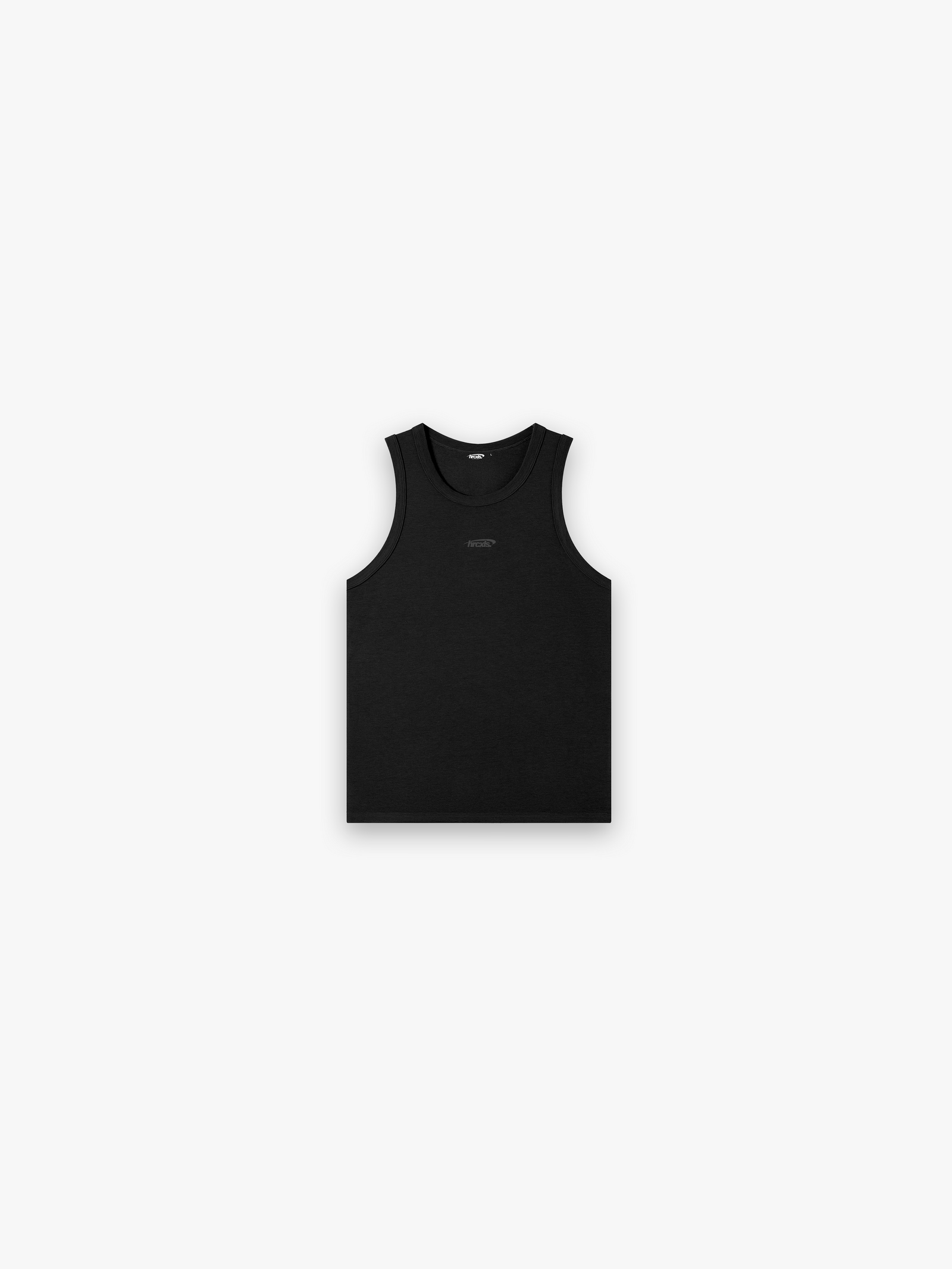 HERCXLES 2026: Sport Ribbed Tank Top - Black front