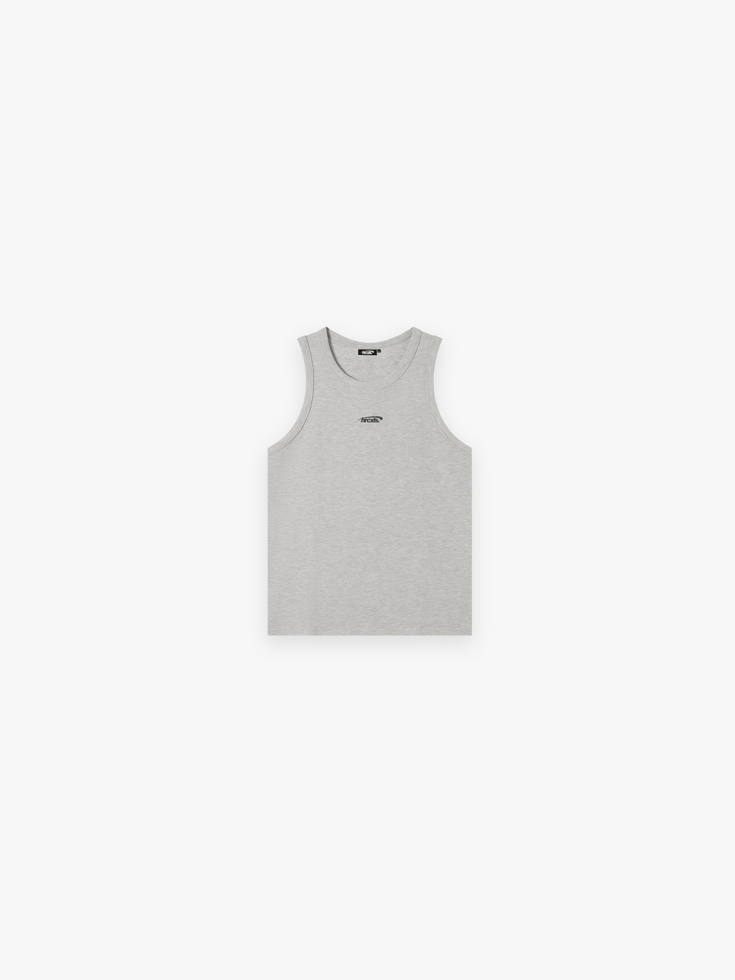 HERCXLES 2026: Sport Ribbed Tank Top - Light Grey front