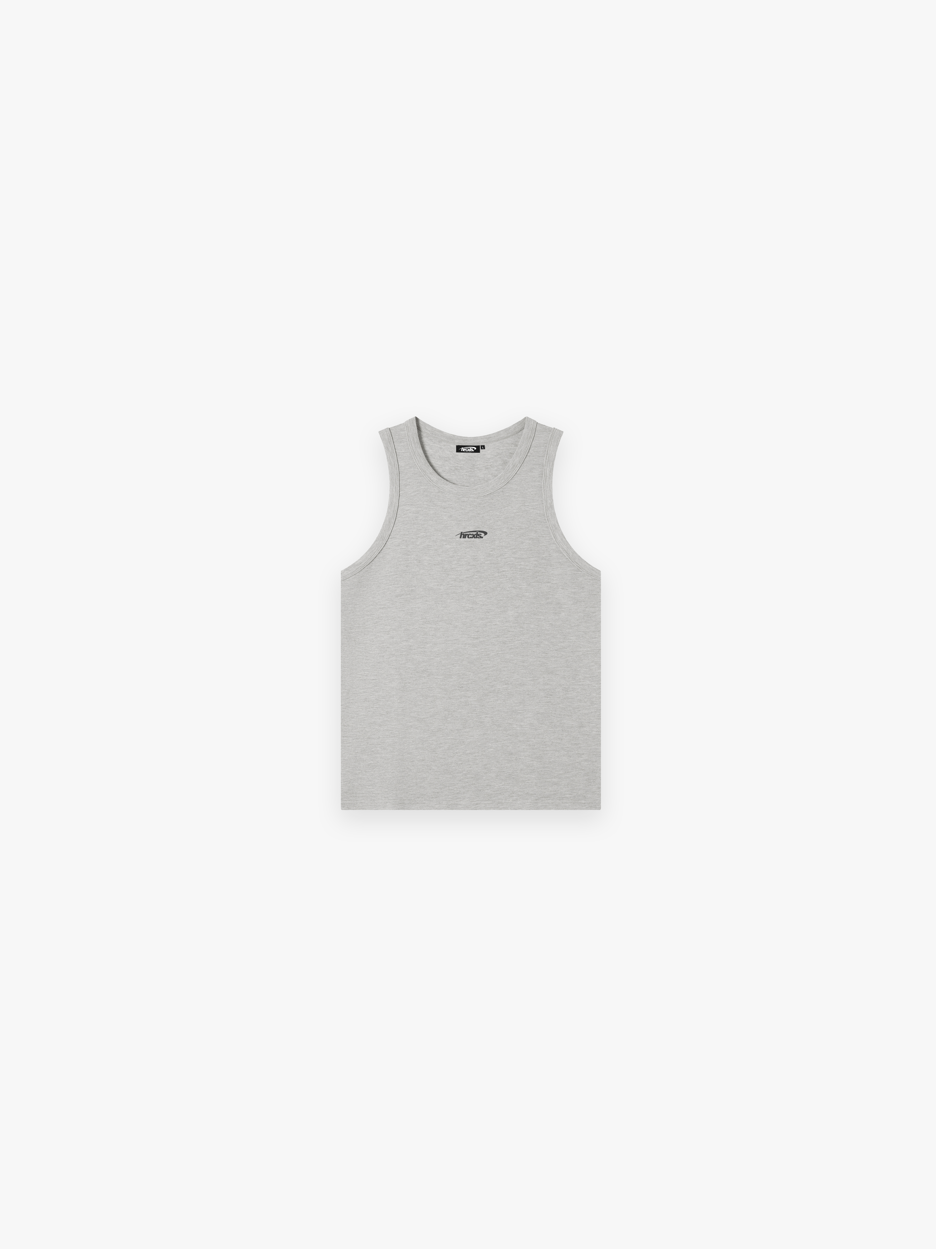 HERCXLES 2026: Sport Ribbed Tank Top - Light Grey front