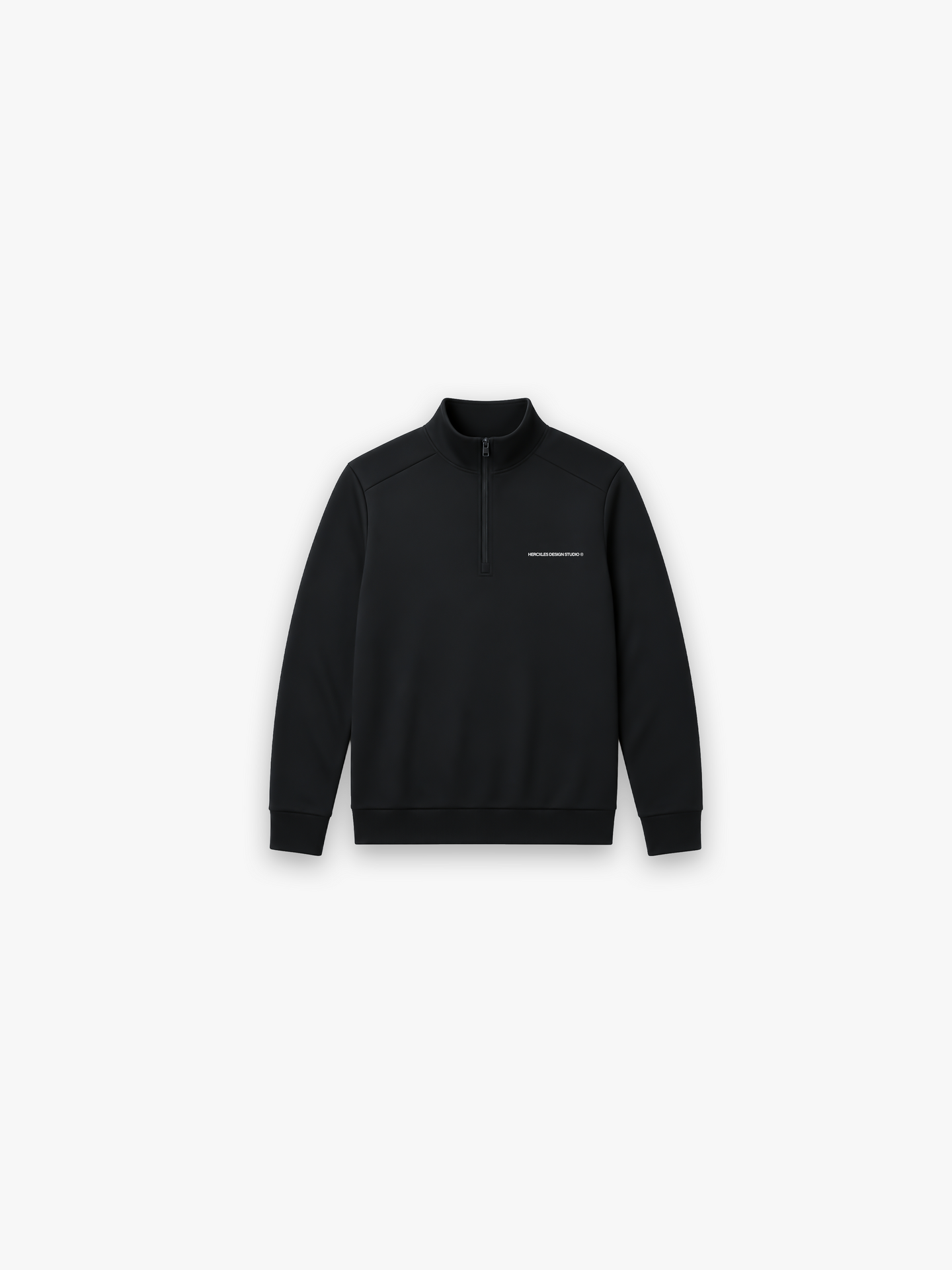HERCXLES 2026: Studios Quarter Zip Sweatshirt - Black front