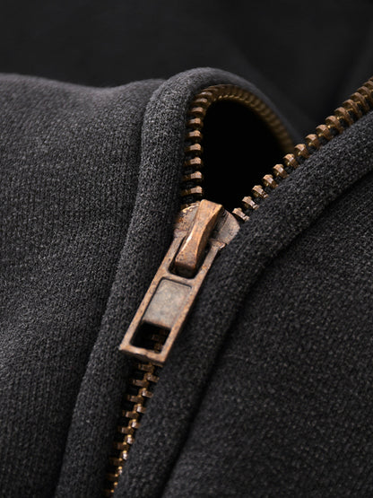 Venom faded oversized zip-up hoodie