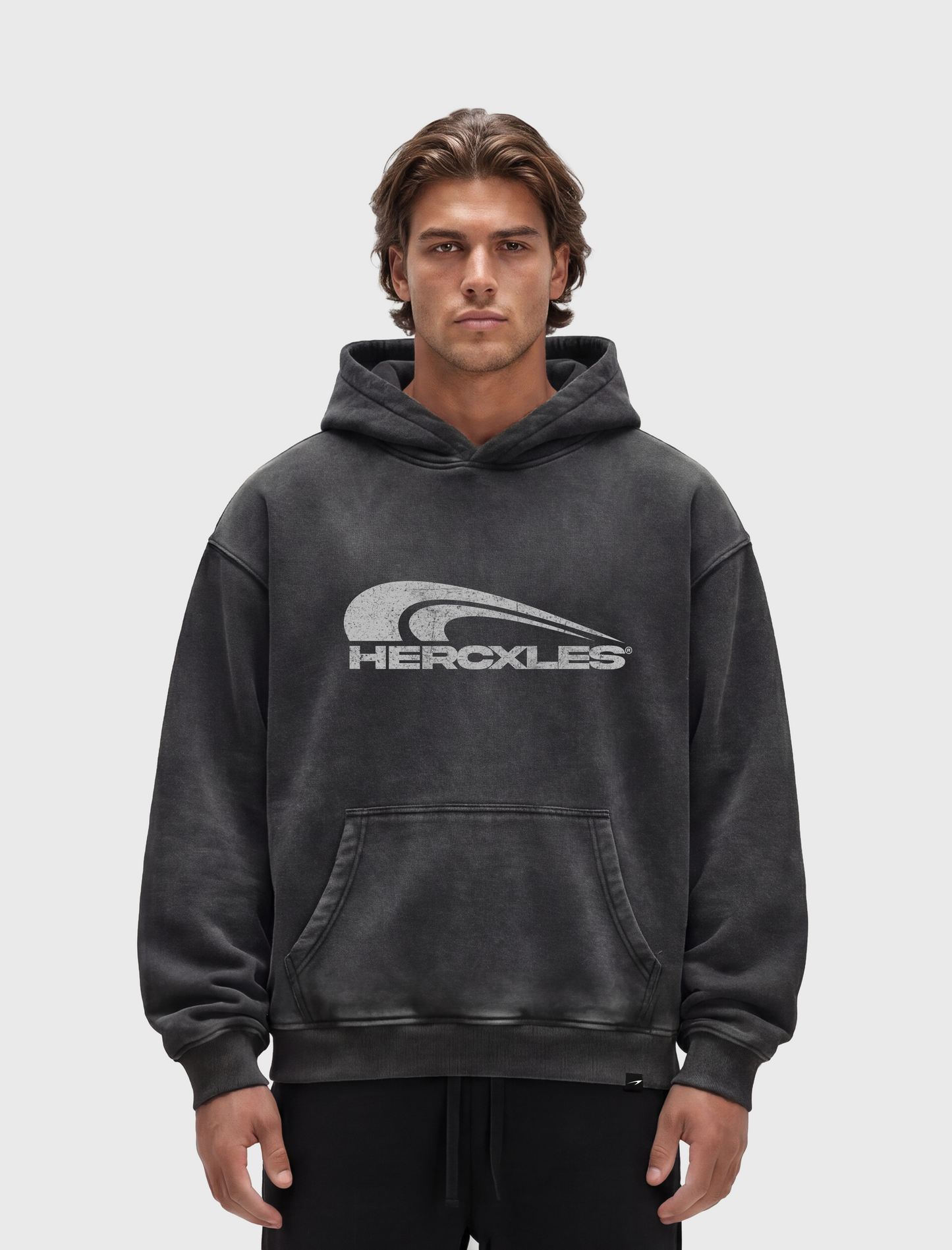 HERCXLES Rush Hoodie - Black model front
