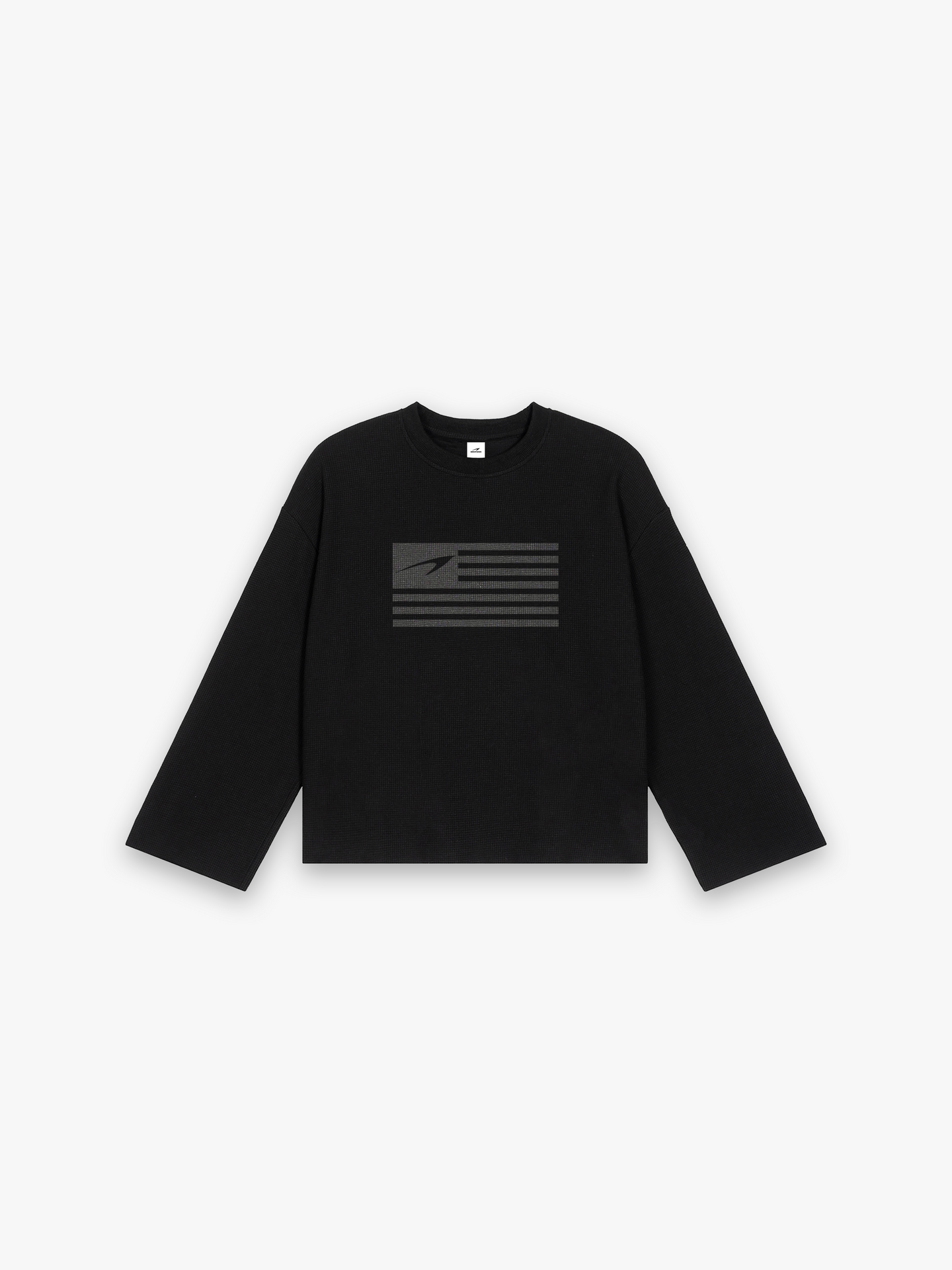 USA Rag Tee - Black flat lay front