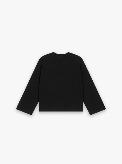 HERCXLES USA Rag Long Sleeve - Black back flat lay